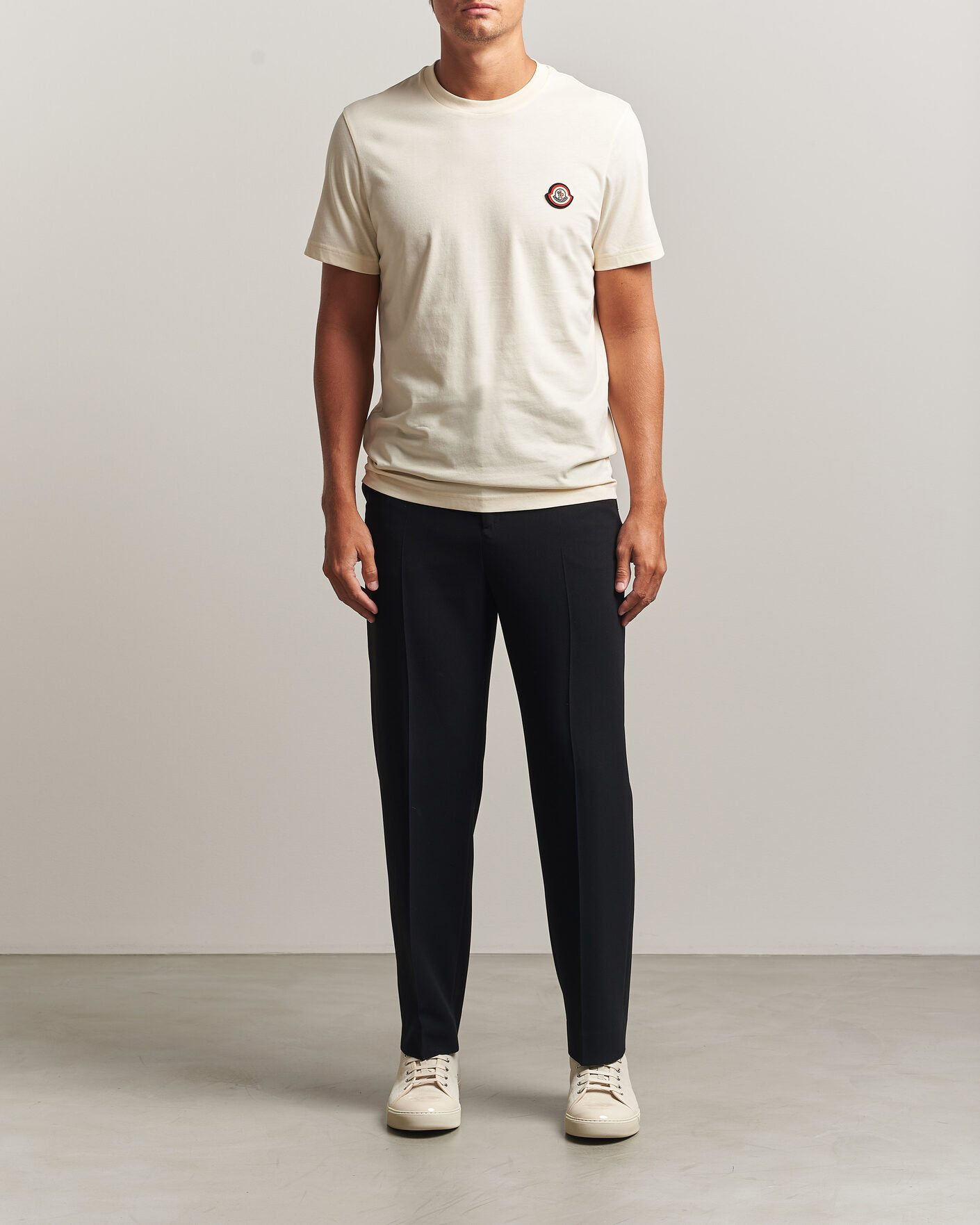 Hombres | Camisetas | Moncler | Logo T-Shirt Off White
