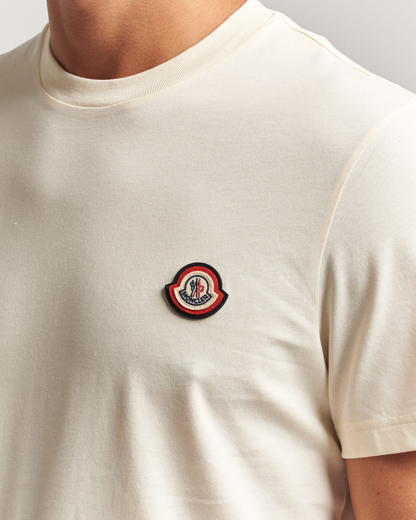 Hombres | Camisetas | Moncler | Logo T-Shirt Off White