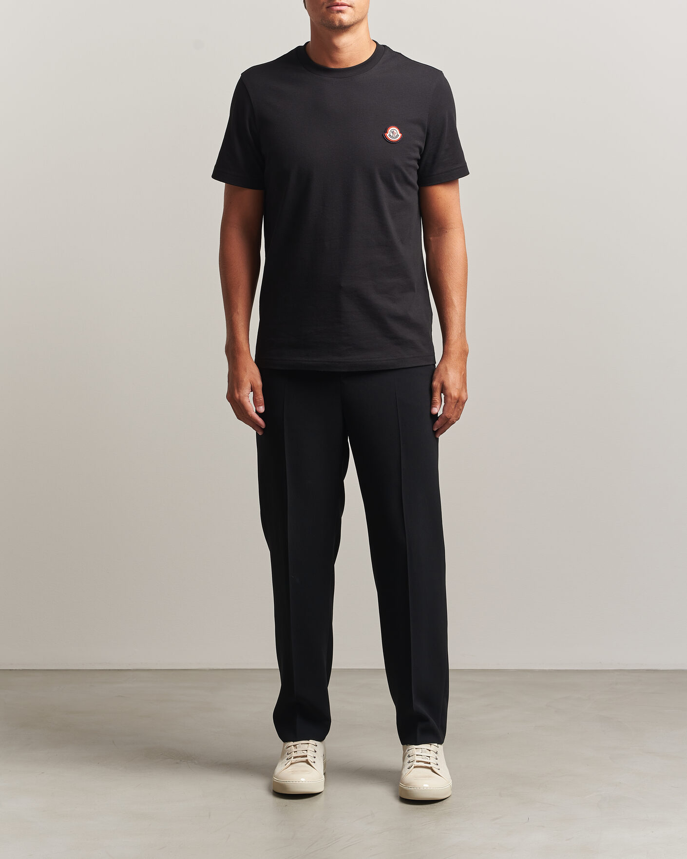 Hombres | Camisetas | Moncler | Logo T-Shirt Black