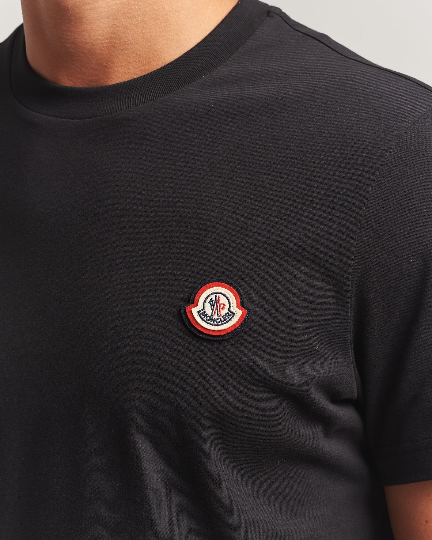 Hombres | Camisetas | Moncler | Logo T-Shirt Black