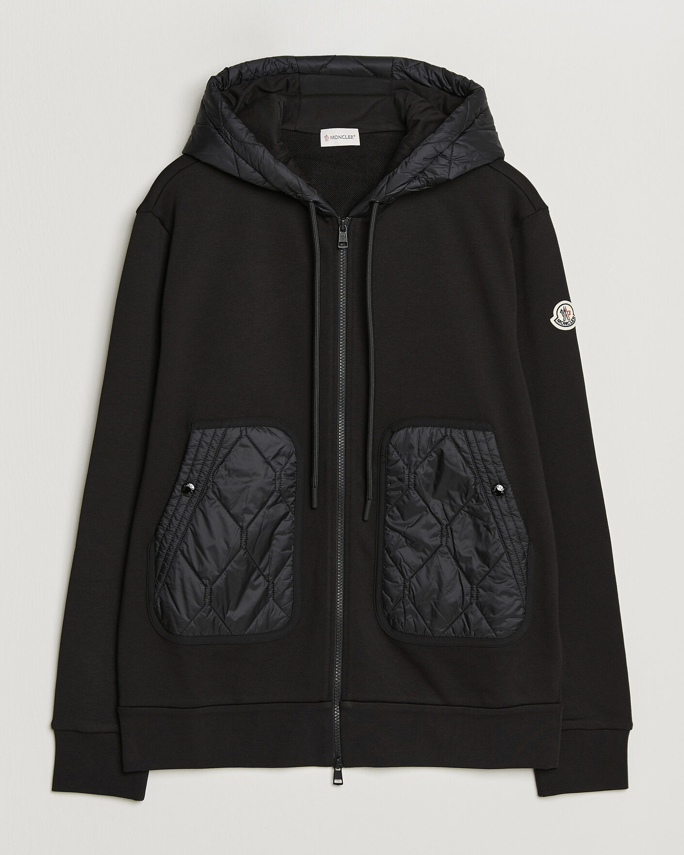 Hombres | Jerséis y prendas de punto | Moncler | Full Zip Hoodie Black
