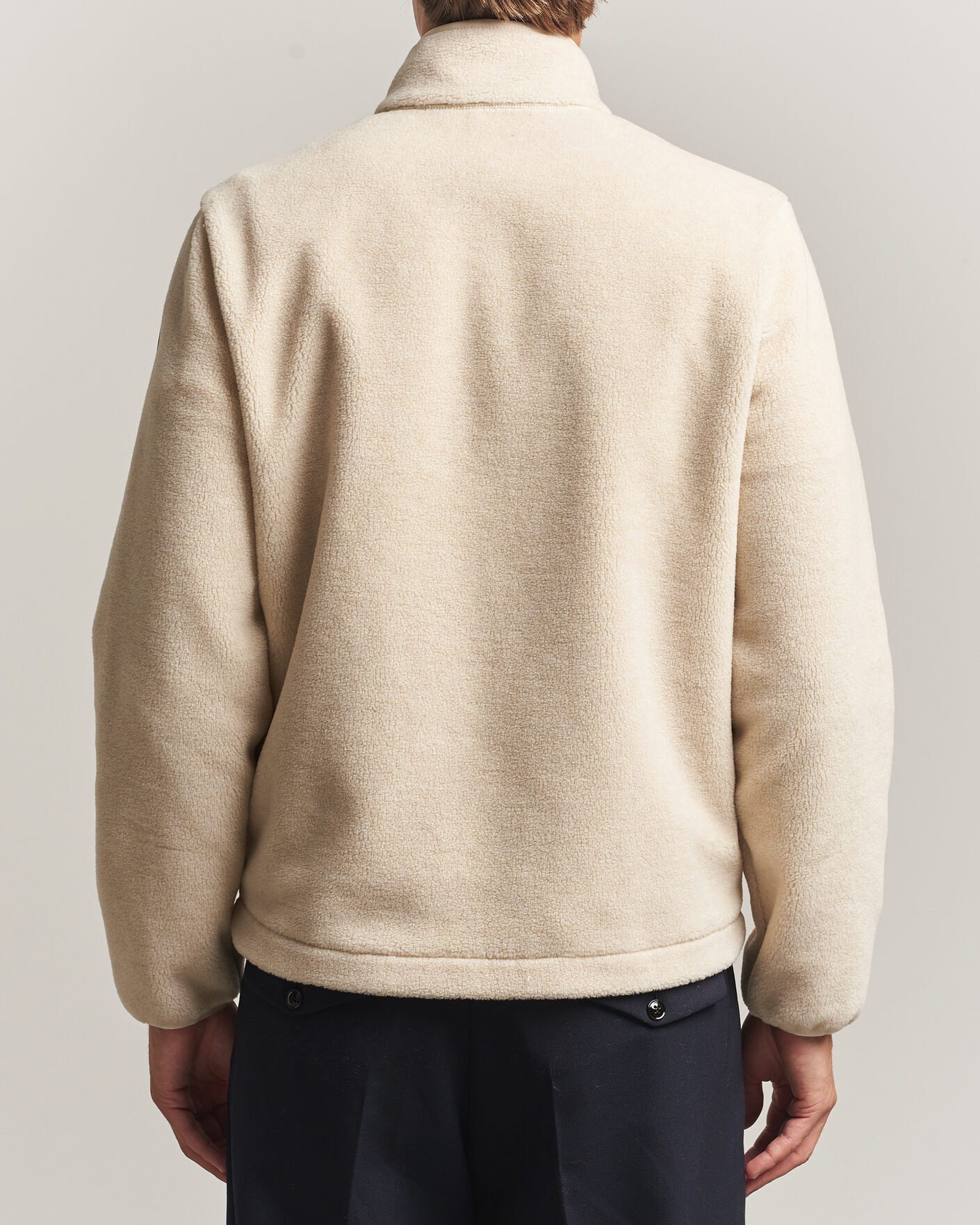 Hombres | Jerséis y prendas de punto | Moncler | Full Zip Fleece Cream