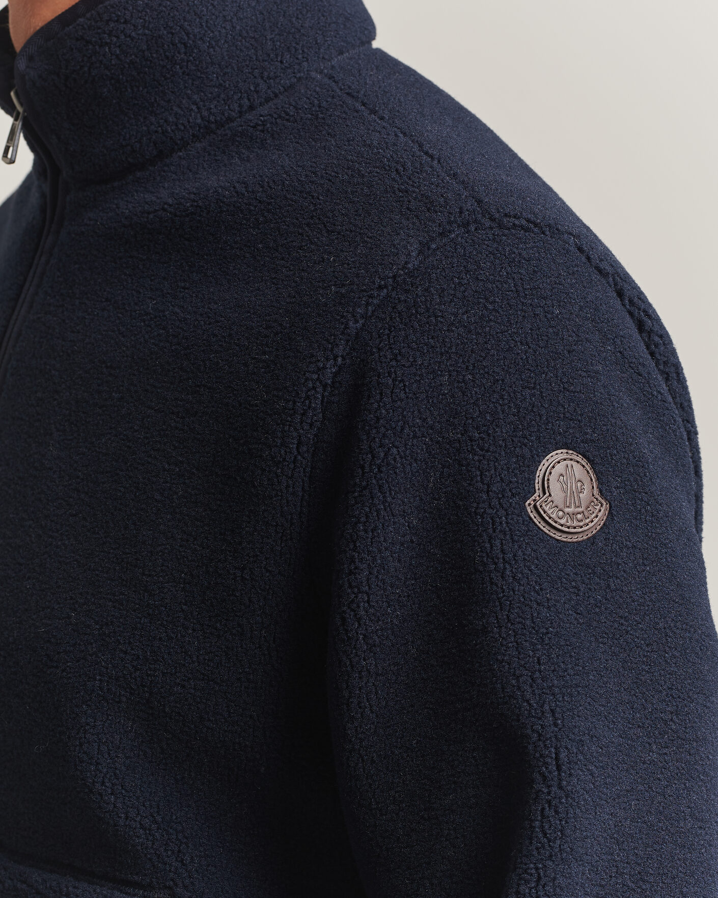 Hombres | Jerséis y prendas de punto | Moncler | Full Zip Fleece Navy