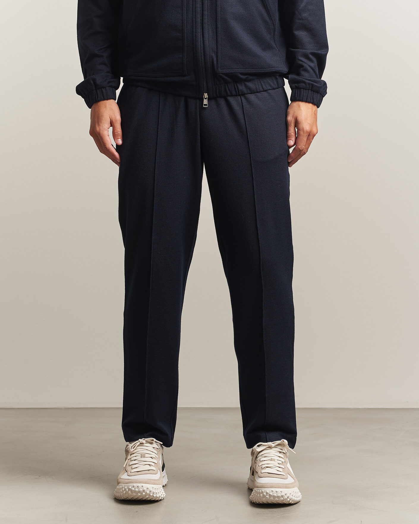 Hombres | Pantalones | Moncler | Flannel Joggers Navy