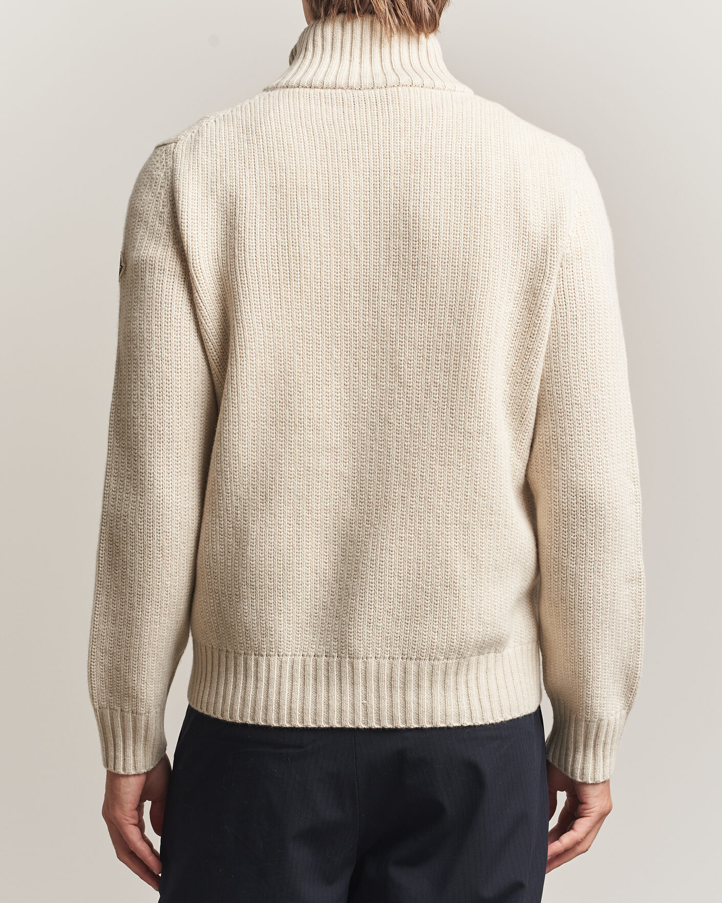 Hombres | Jerséis y prendas de punto | Moncler | Full Zip Cardigan Light Beige