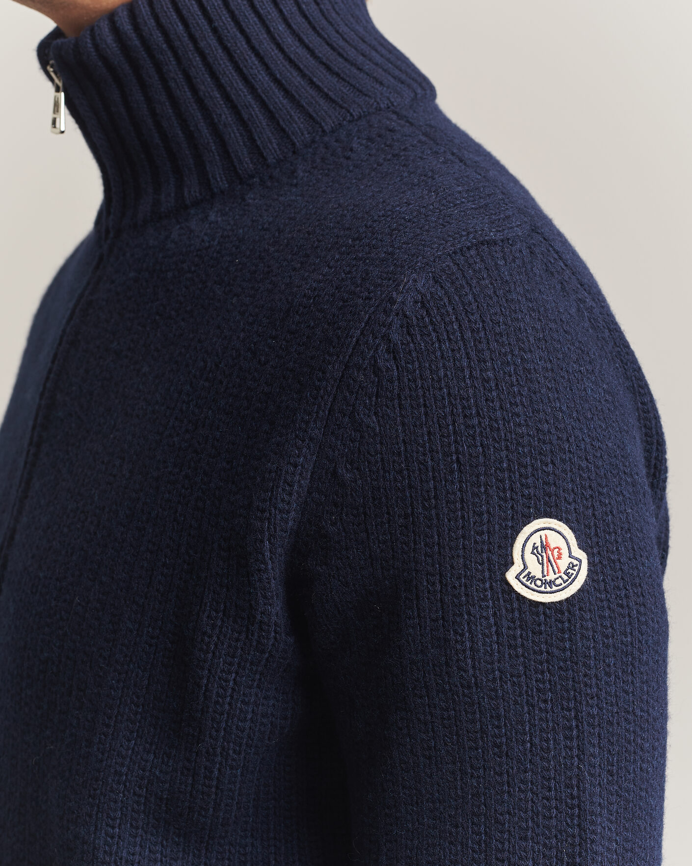 Hombres | Jerséis y prendas de punto | Moncler | Full Zip Cardigan Navy