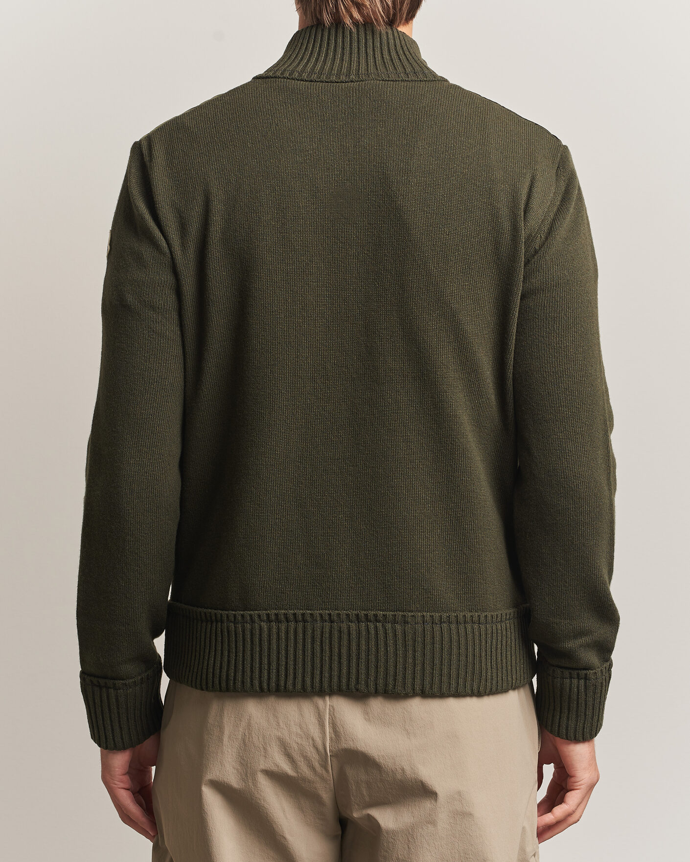 Hombres | Abrigos y chaquetas | Moncler | Quilted Hybrid Jacket Dark Green