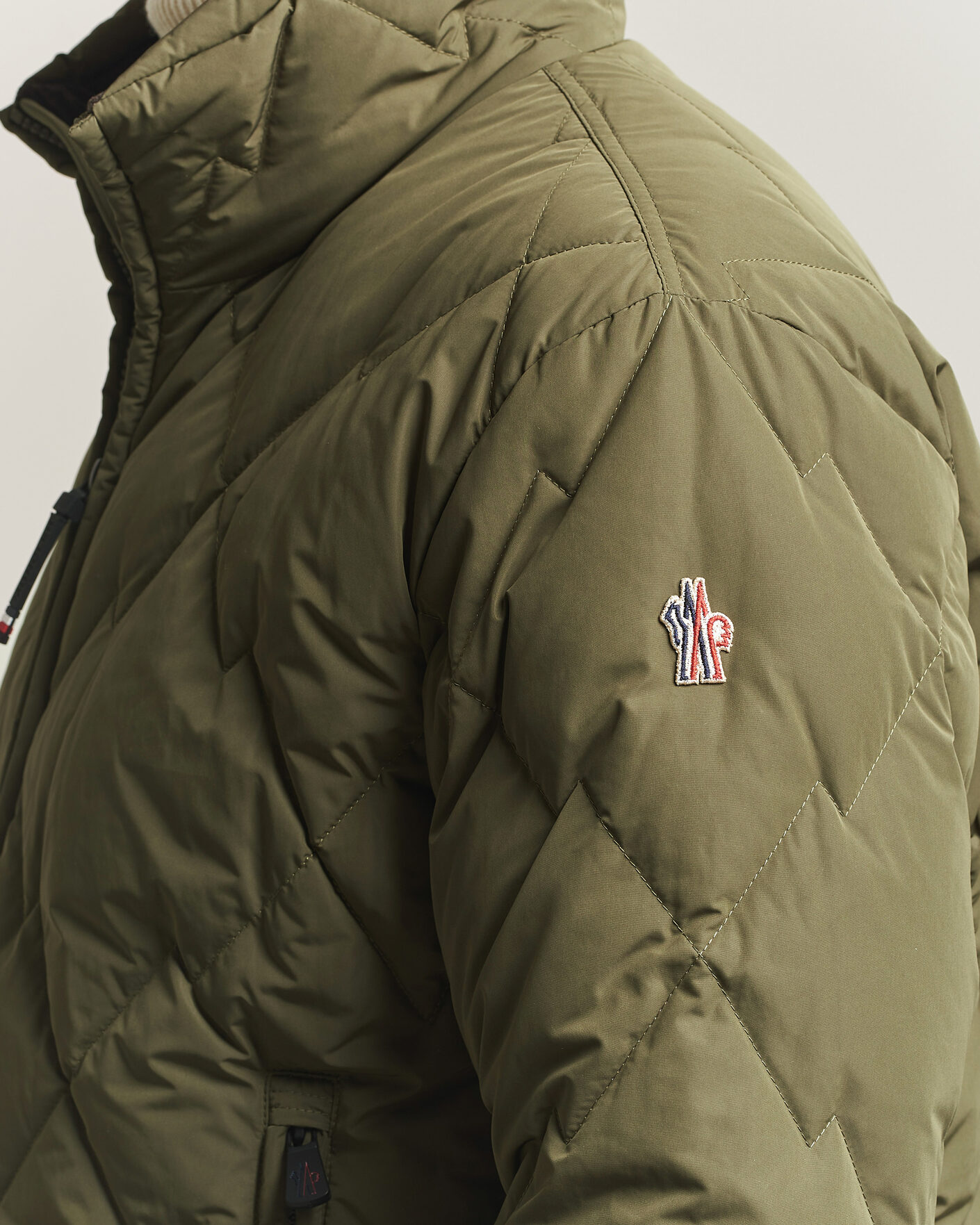 Hombres | Abrigos y chaquetas | Moncler Grenoble | Bramas Quilted Jacket Olive