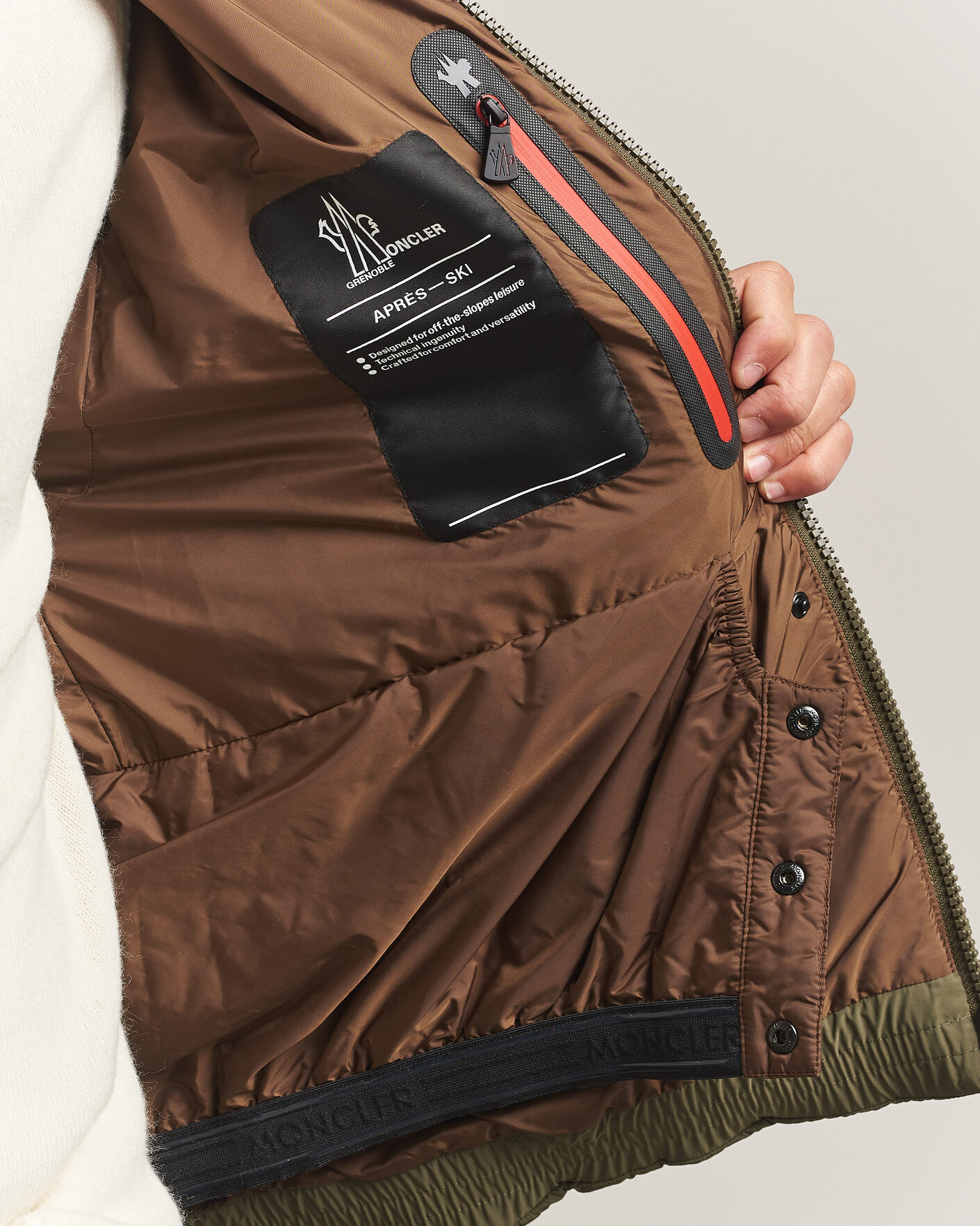Hombres | Abrigos y chaquetas | Moncler Grenoble | Bramas Quilted Jacket Olive