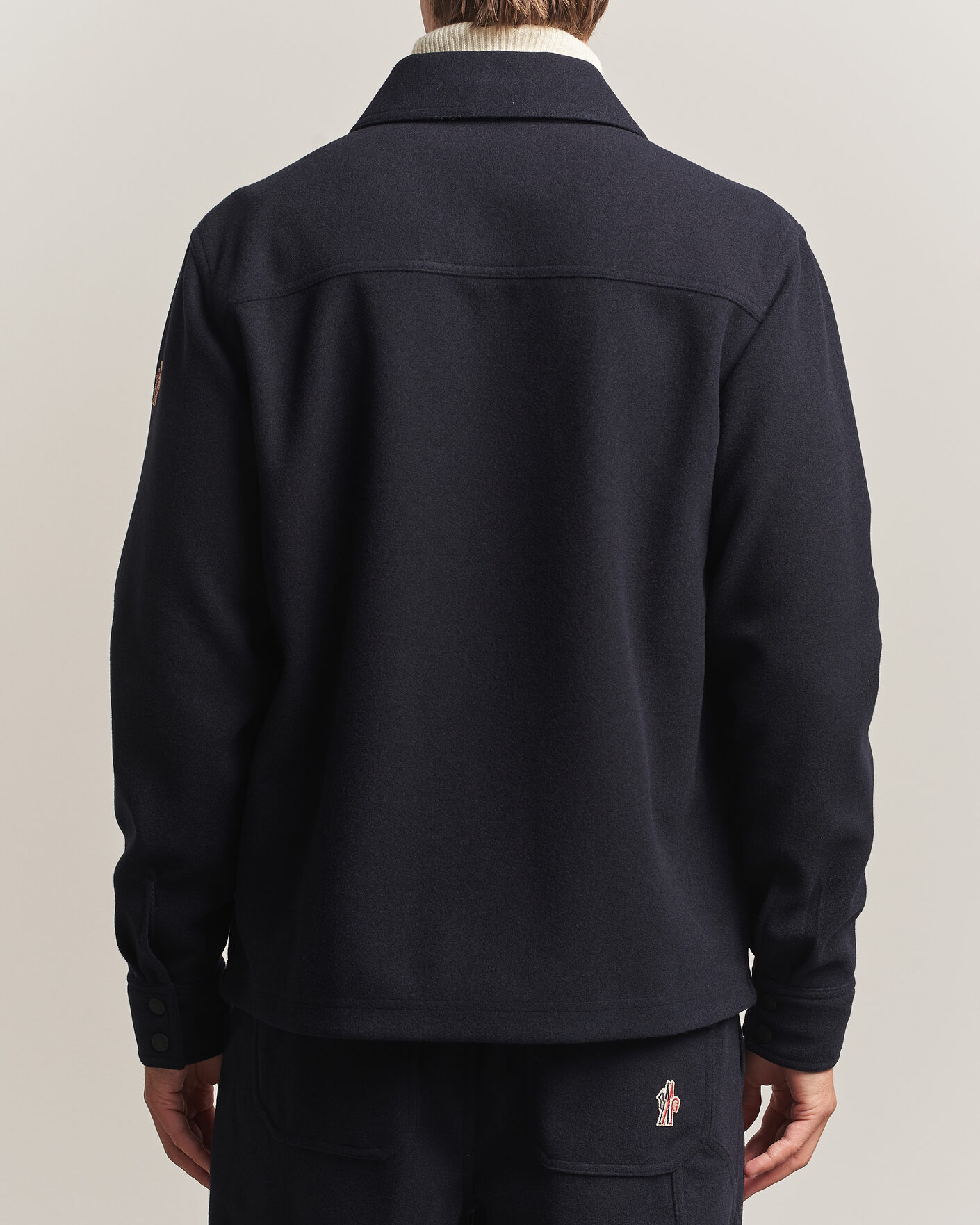 Hombres | Abrigos y chaquetas | Moncler Grenoble | Brushed Shirt Jacket Navy