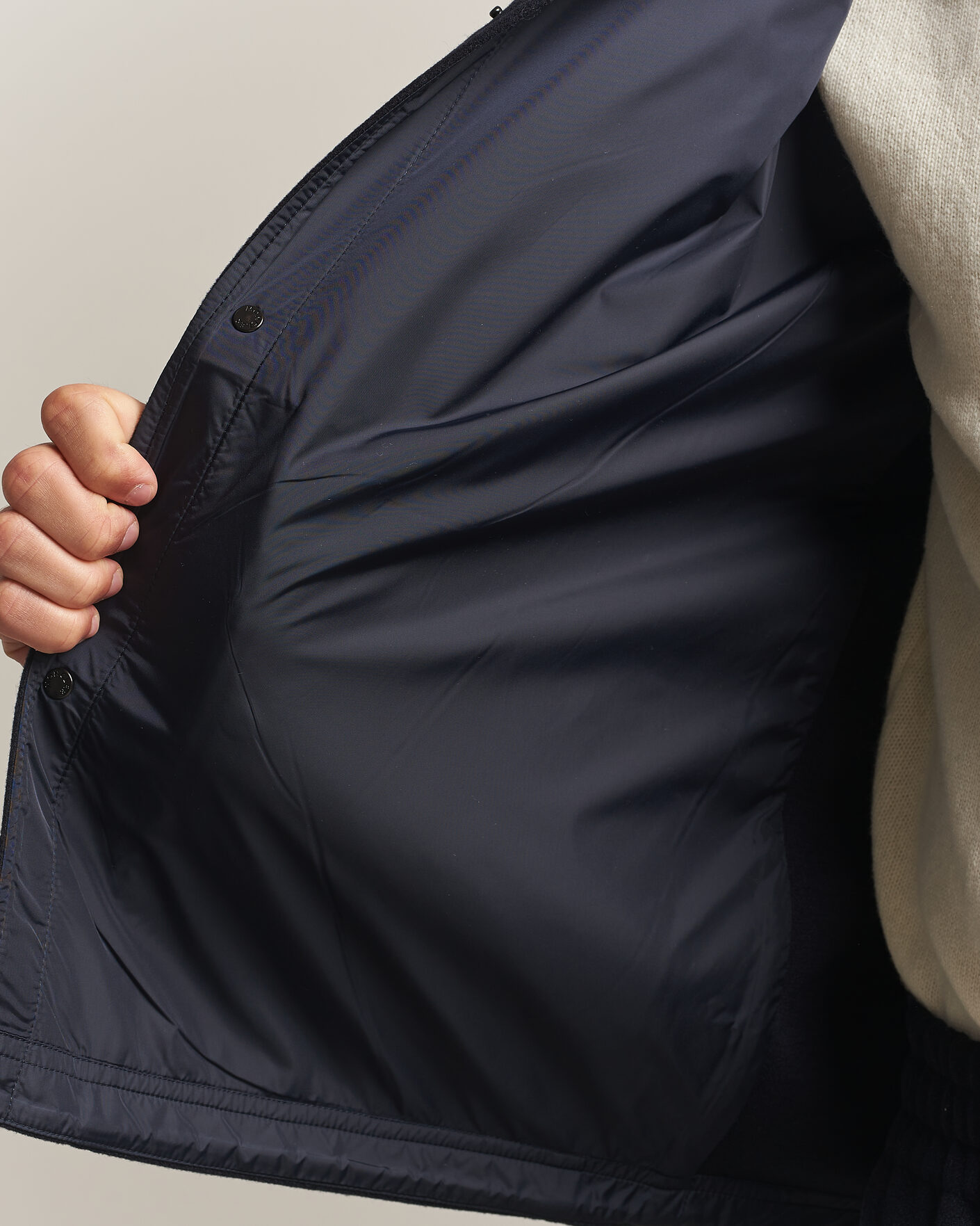 Hombres | Abrigos y chaquetas | Moncler Grenoble | Brushed Shirt Jacket Navy