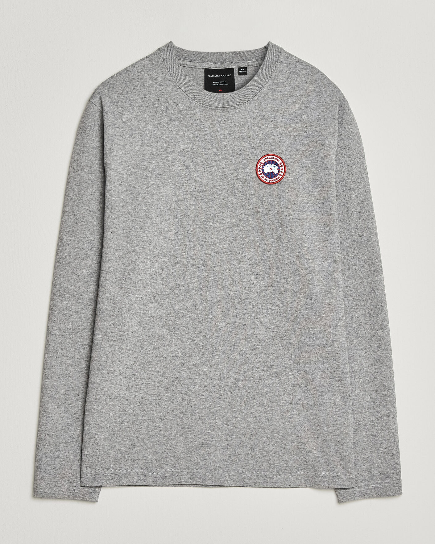 Hombres | Camisetas | Canada Goose | Vantage Long Sleeve T-Shirt Stone Heather