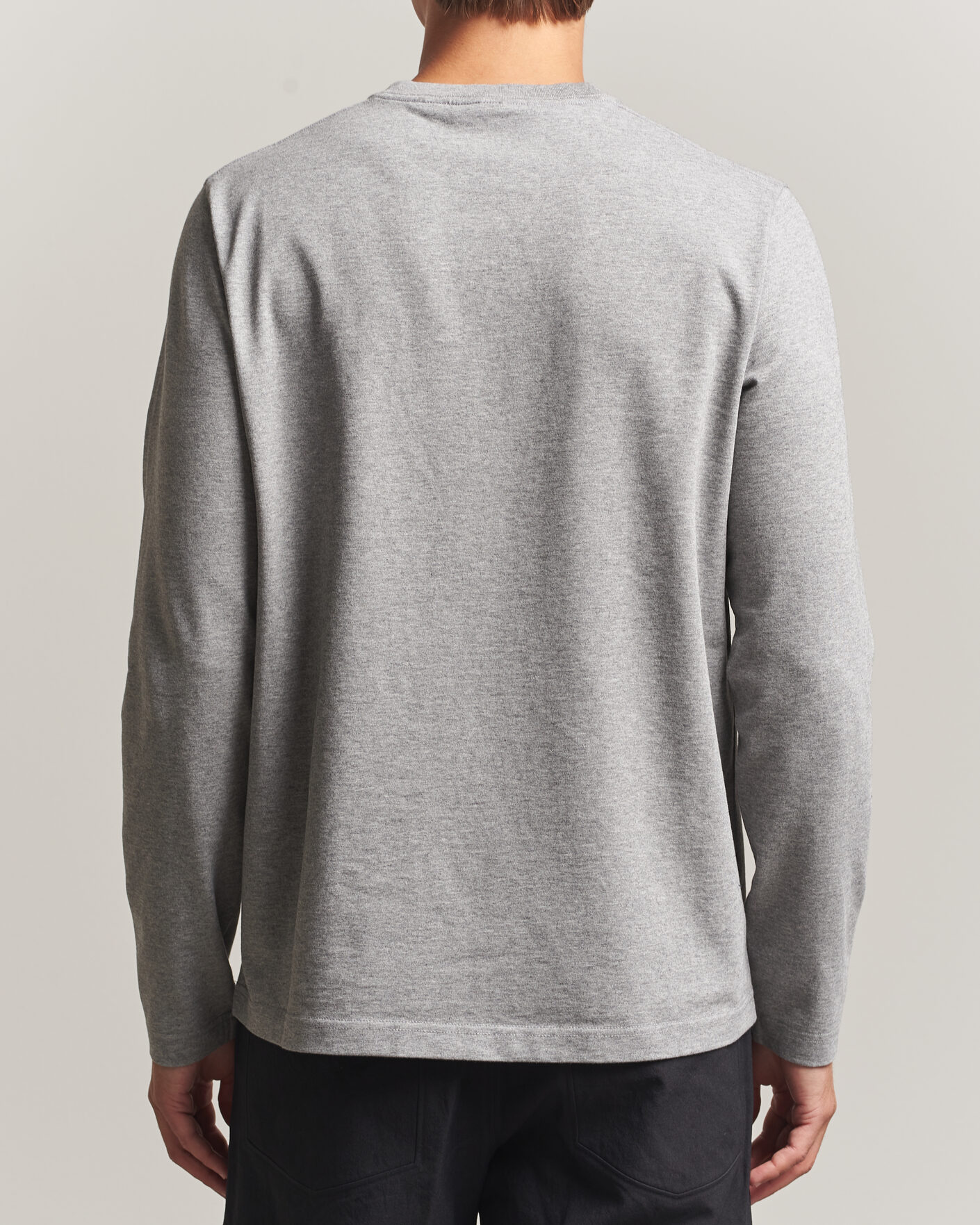 Hombres | Camisetas | Canada Goose | Vantage Long Sleeve T-Shirt Stone Heather