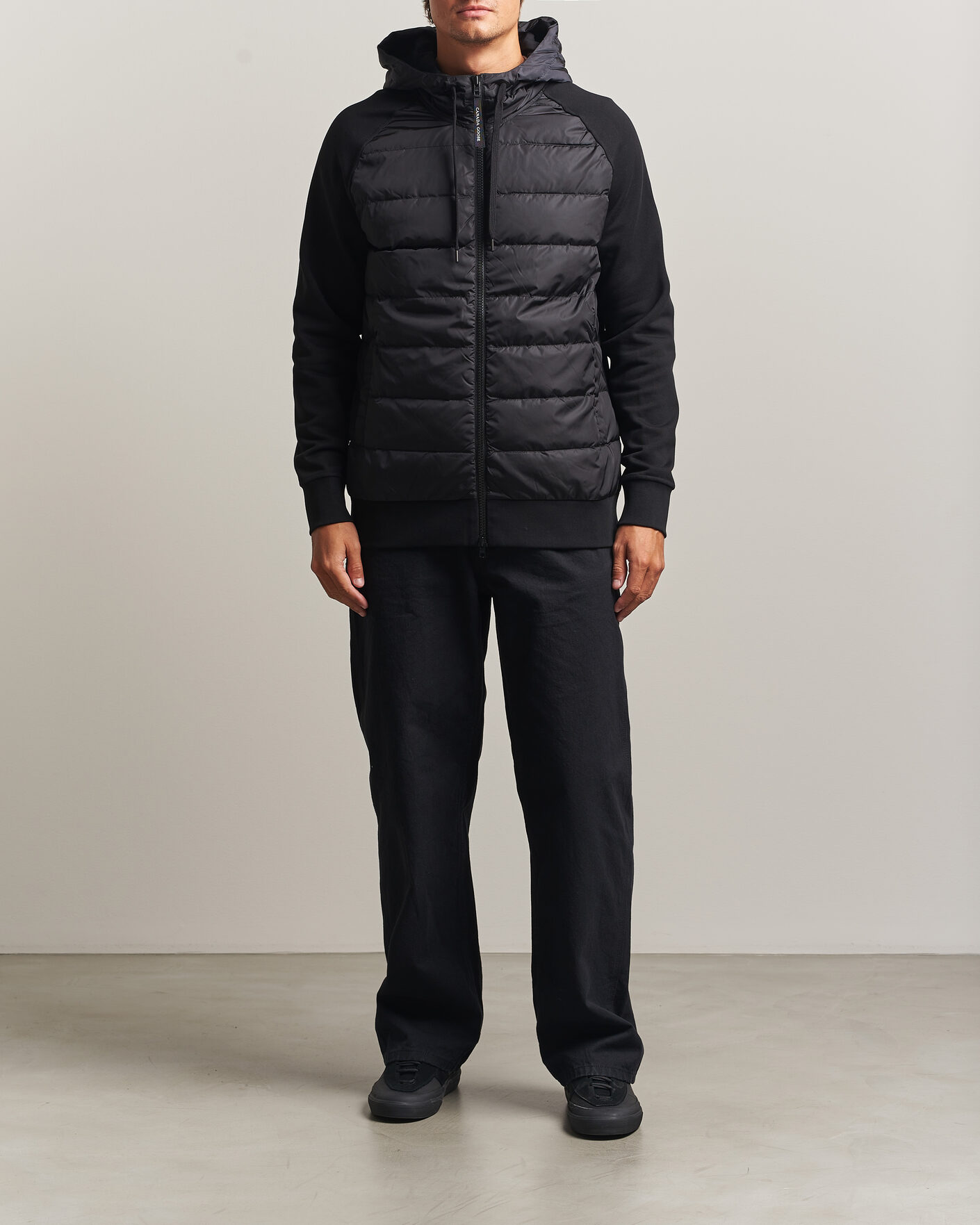 Hombres | Abrigos y chaquetas | Canada Goose | Hybridge Huron Full Zip Hoody Black