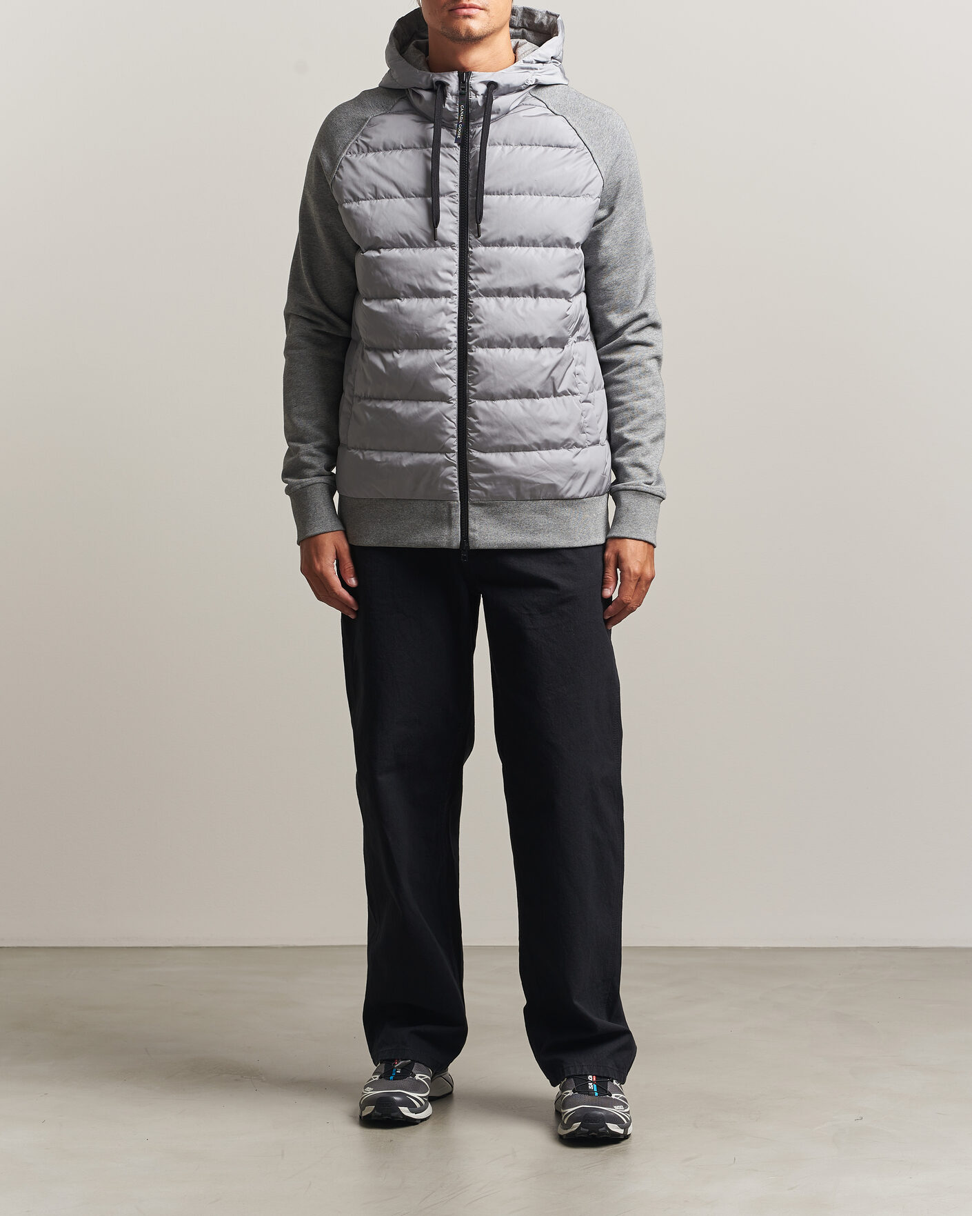 Hombres | Abrigos y chaquetas | Canada Goose | Hybridge Huron Full Zip Hoody Stone Heather