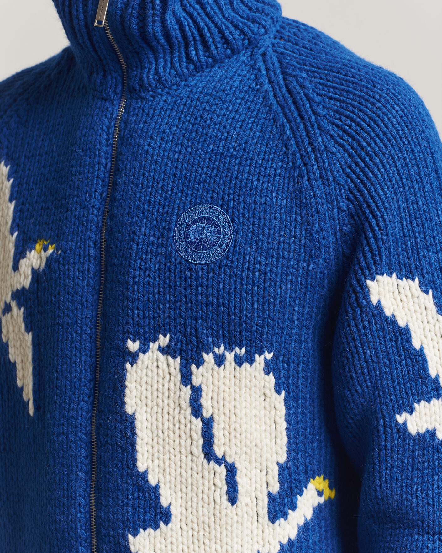 Hombres | Jerséis y prendas de punto | Canada Goose | Moisie Knit Jacket Arctic Goose