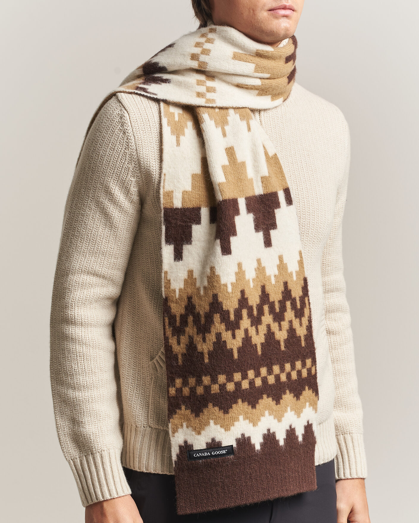 Hombres | Bufandas | Canada Goose | Fair Isle Scarf Glacier Woods