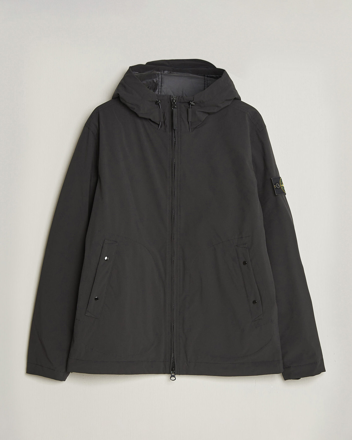 Hombres | Abrigos y chaquetas | Stone Island | Short Soft Shell Parka Black