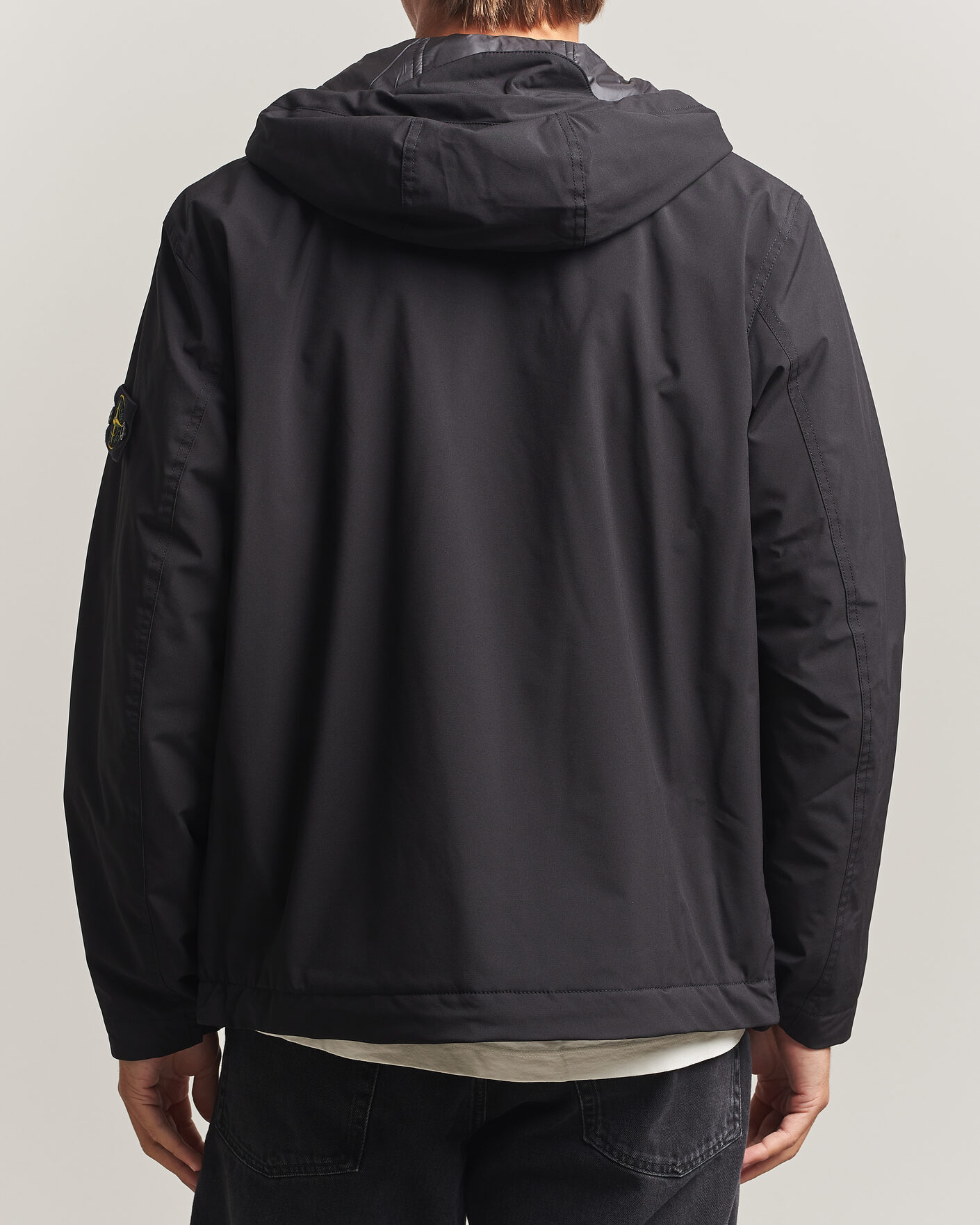 Hombres | Abrigos y chaquetas | Stone Island | Short Soft Shell Parka Black
