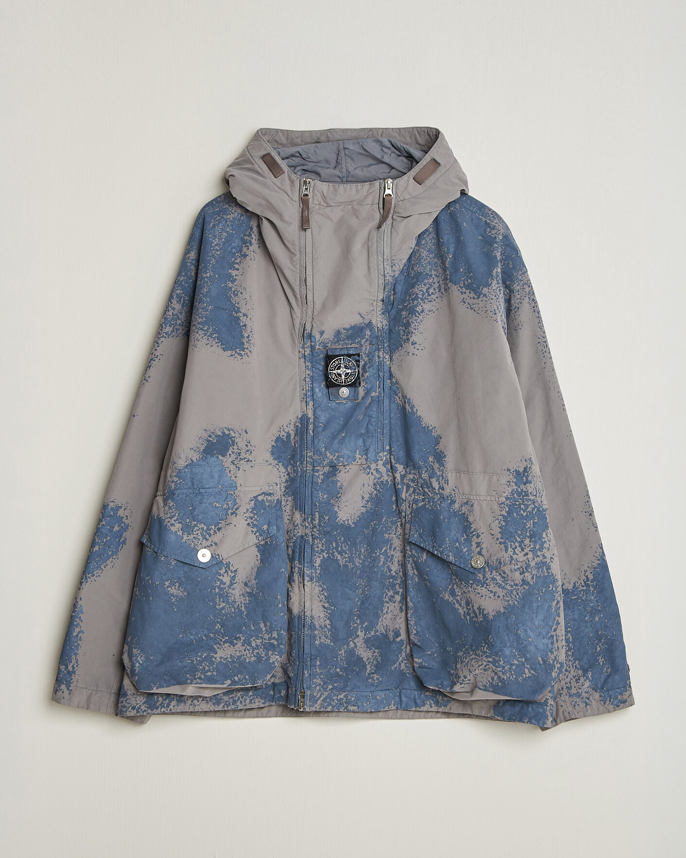 Hombres | Abrigos y chaquetas | Stone Island | Hand Painted David Light TC Short Parka Grey