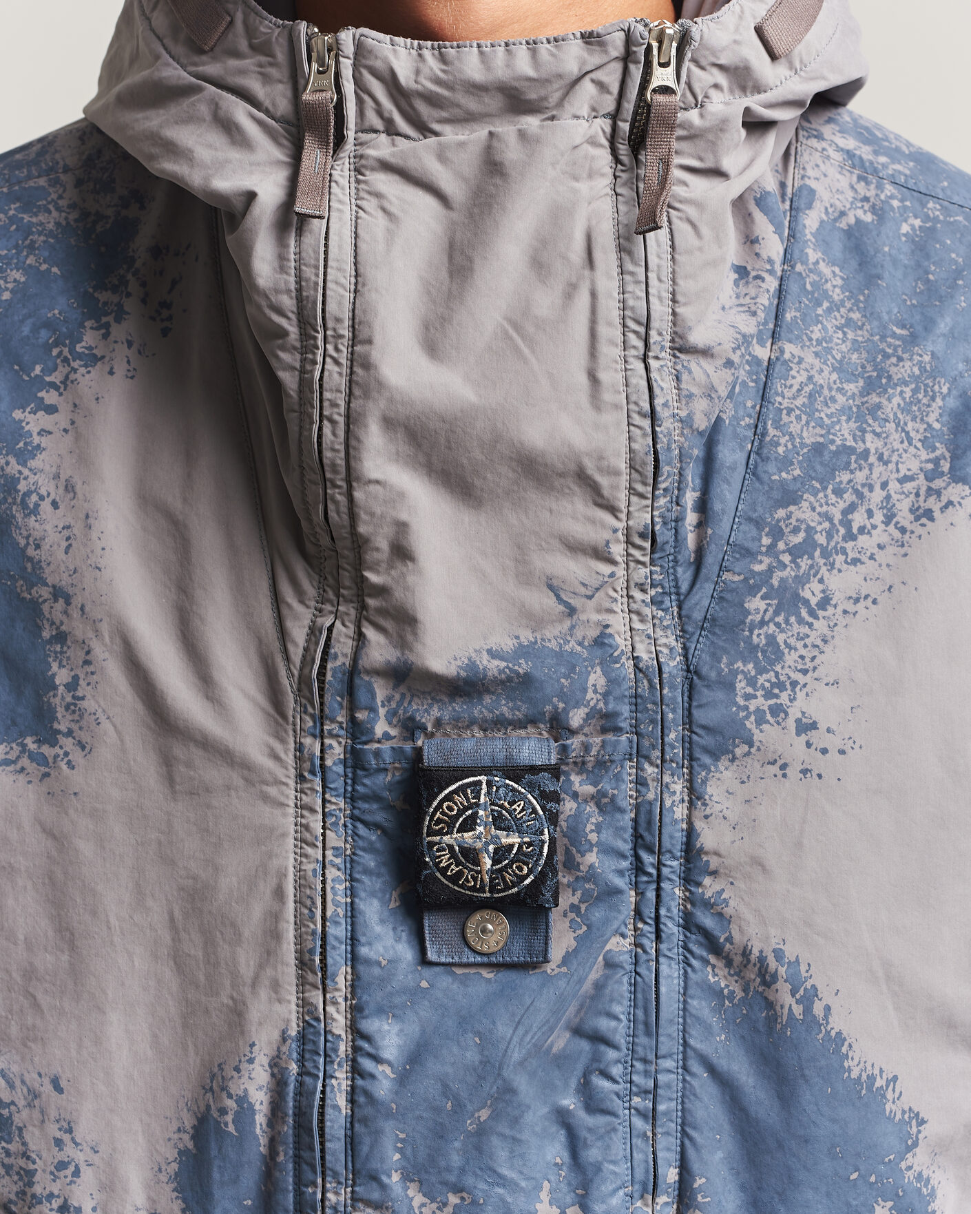 Hombres | Abrigos y chaquetas | Stone Island | Hand Painted David Light TC Short Parka Grey