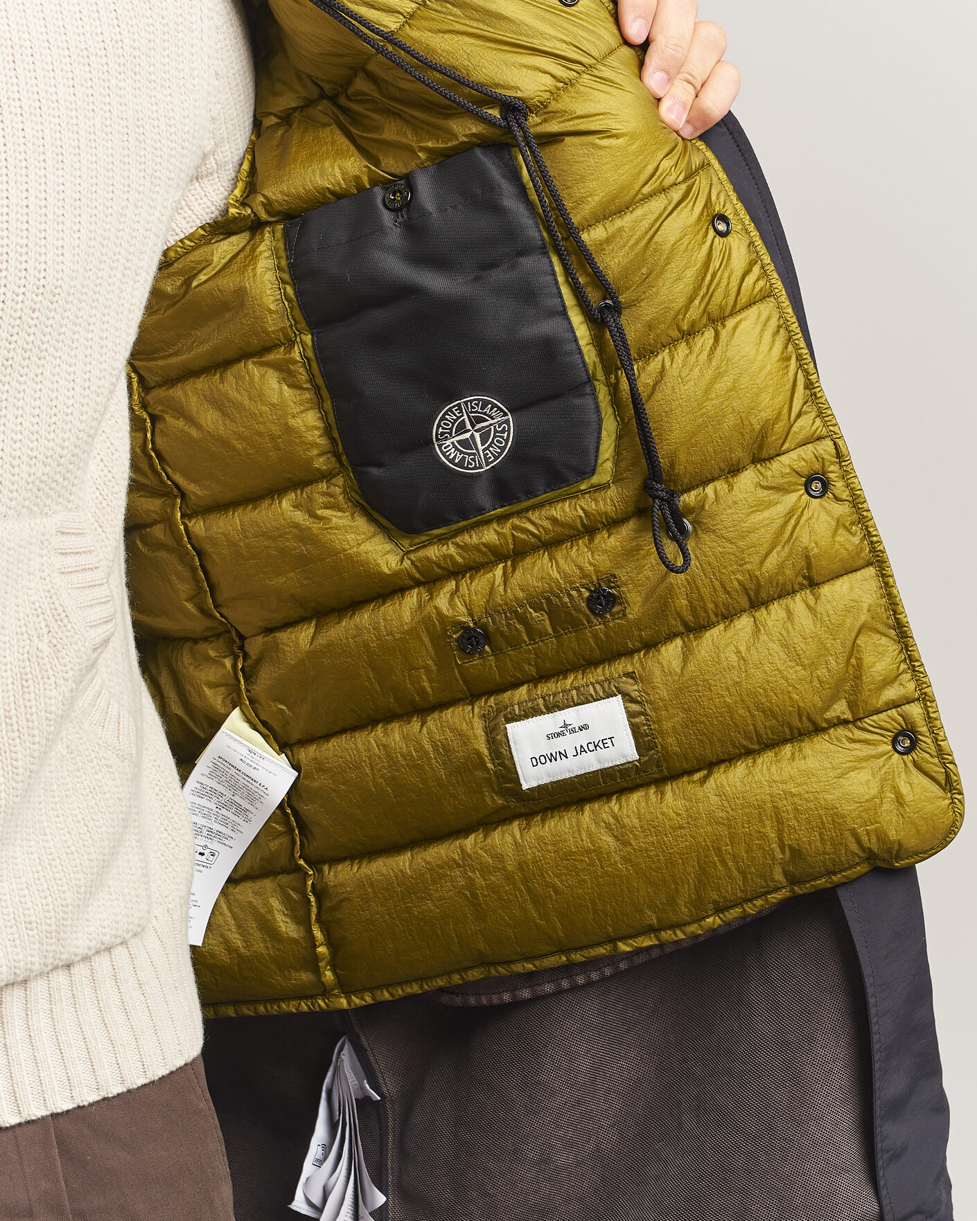 Hombres | Abrigos y chaquetas | Stone Island | Dense Oxford Nylon TC Fishtail Parka Lead Grey