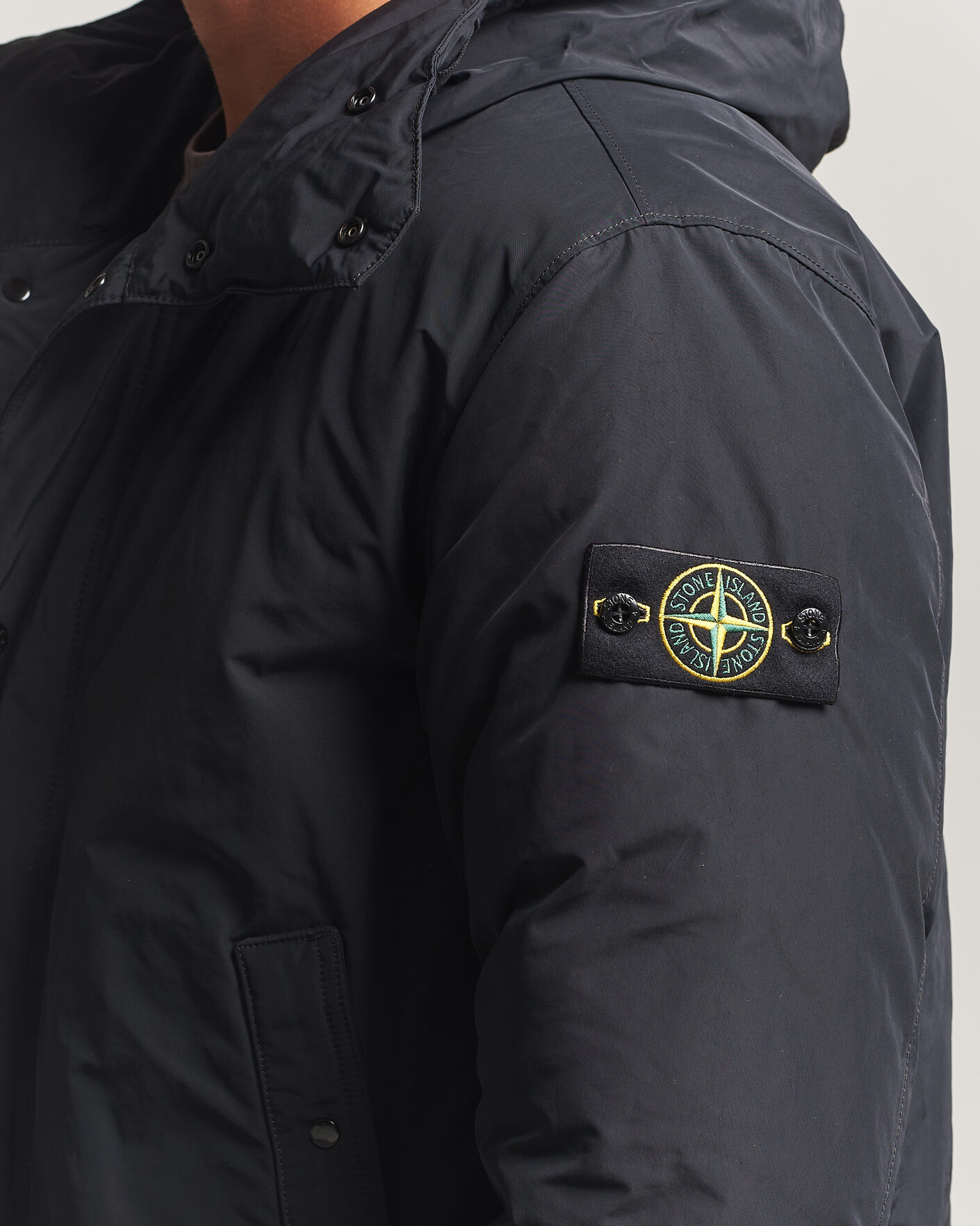 Hombres | Abrigos y chaquetas | Stone Island | Micro Twill Padded Parka Black