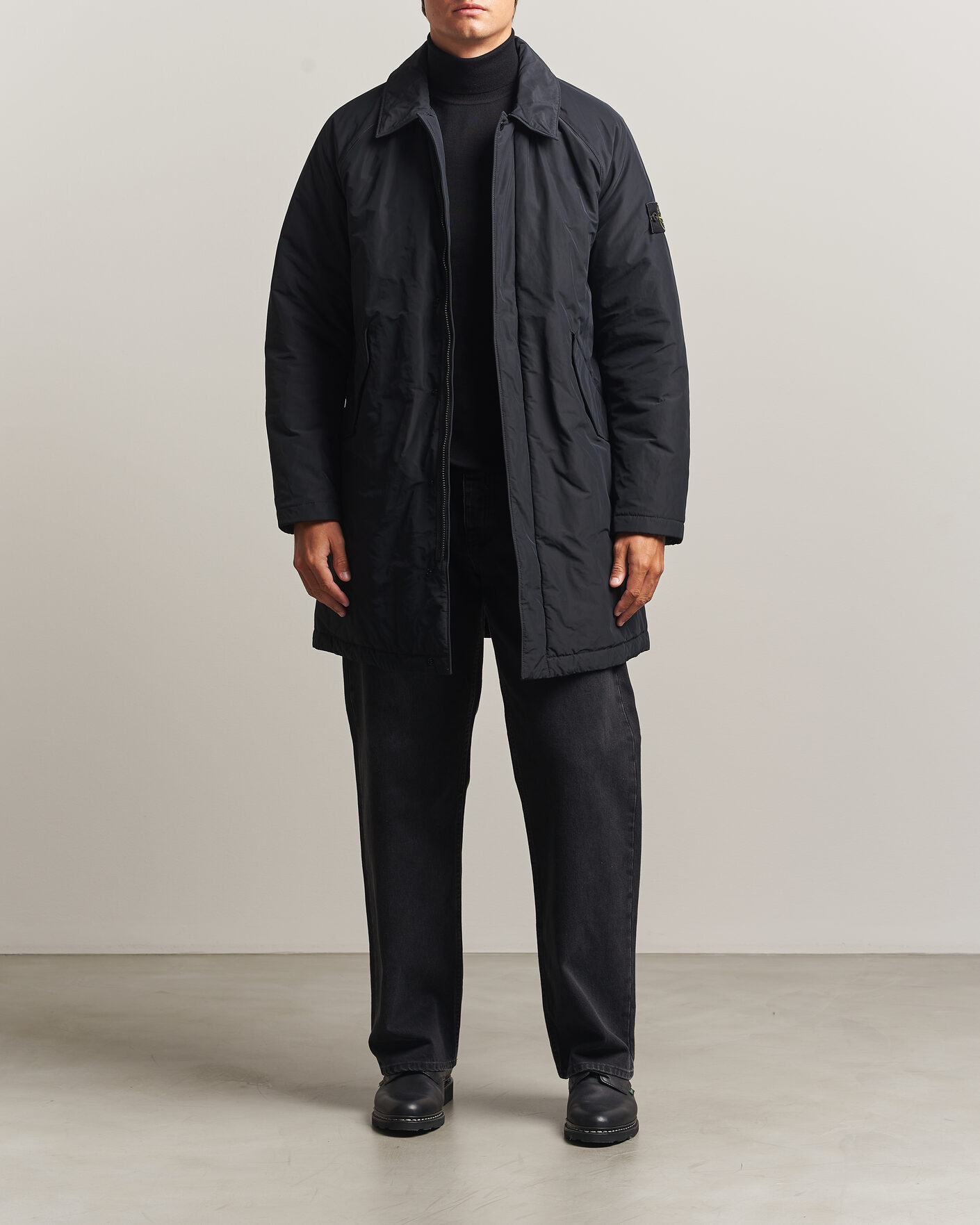 Hombres | Abrigos y chaquetas | Stone Island | Micro Reps Padded Coat Black