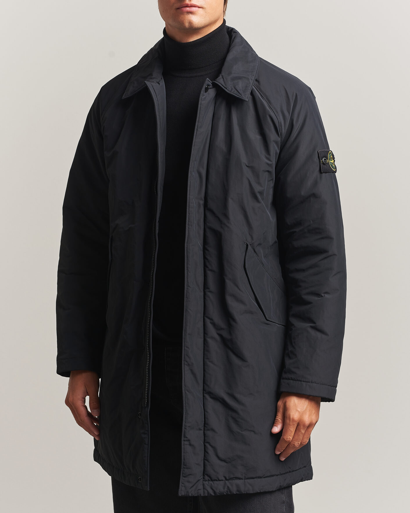 Hombres | Abrigos y chaquetas | Stone Island | Micro Reps Padded Coat Black