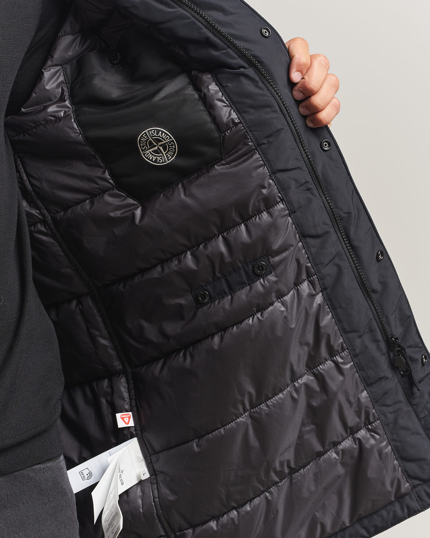 Hombres | Abrigos y chaquetas | Stone Island | Micro Reps Padded Coat Black