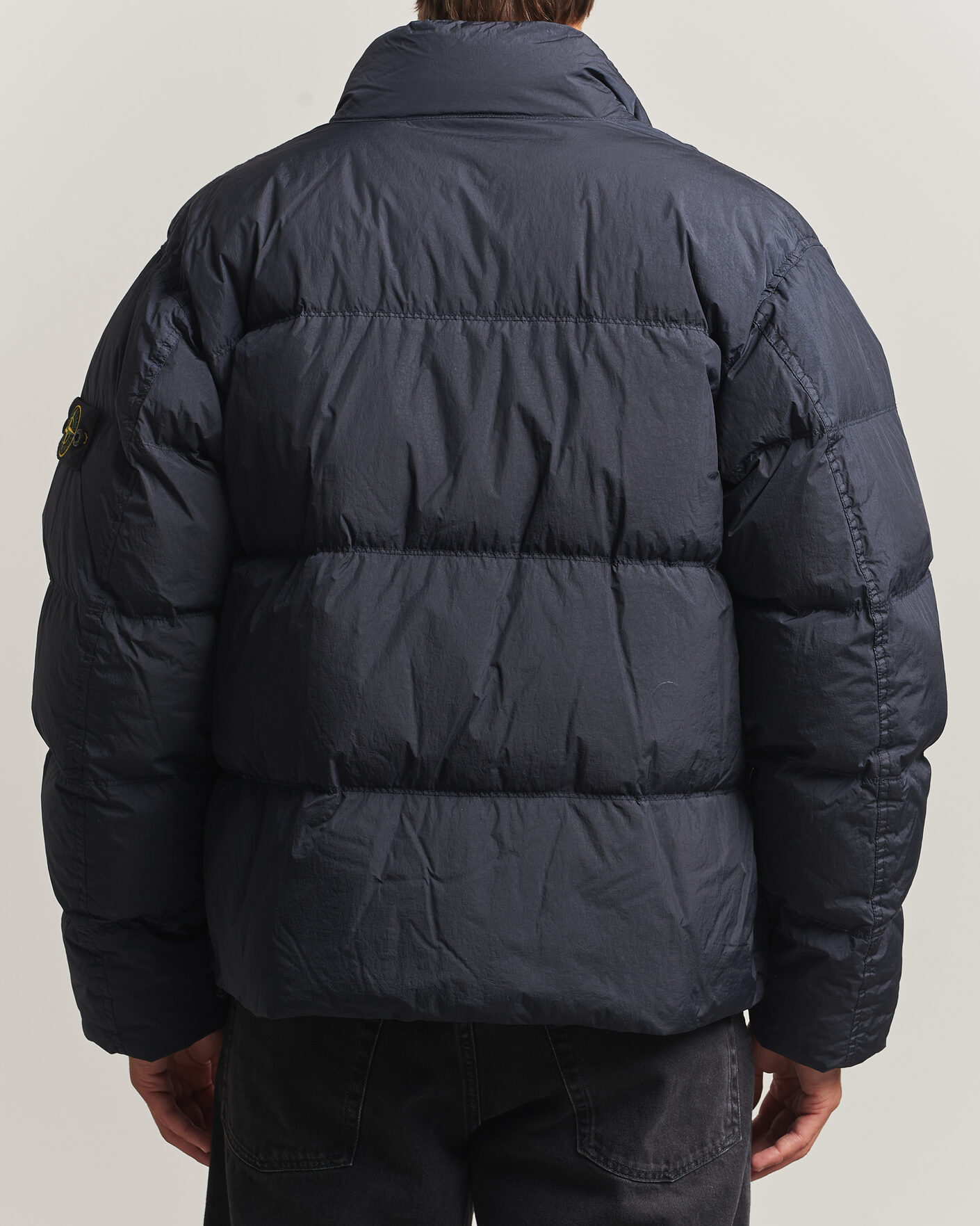 Hombres | Abrigos y chaquetas | Stone Island | Crinkle Reps Padded Down Jacket Navy Blue