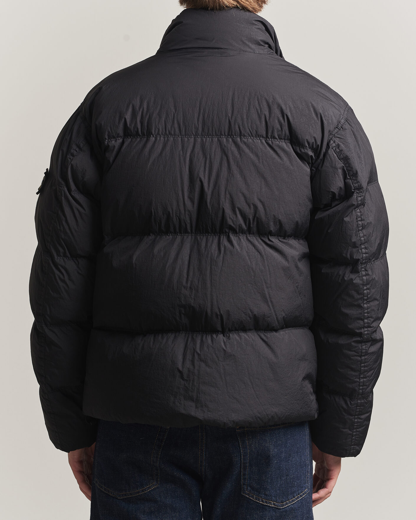 Hombres | Abrigos y chaquetas | Stone Island | Crinkle Reps Padded Down Jacket Black