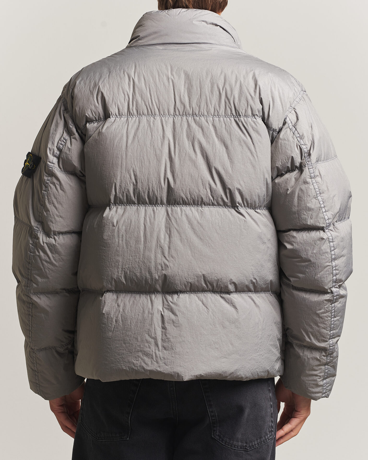 Hombres | Abrigos y chaquetas | Stone Island | Crinkle Reps Padded Down Jacket Grey