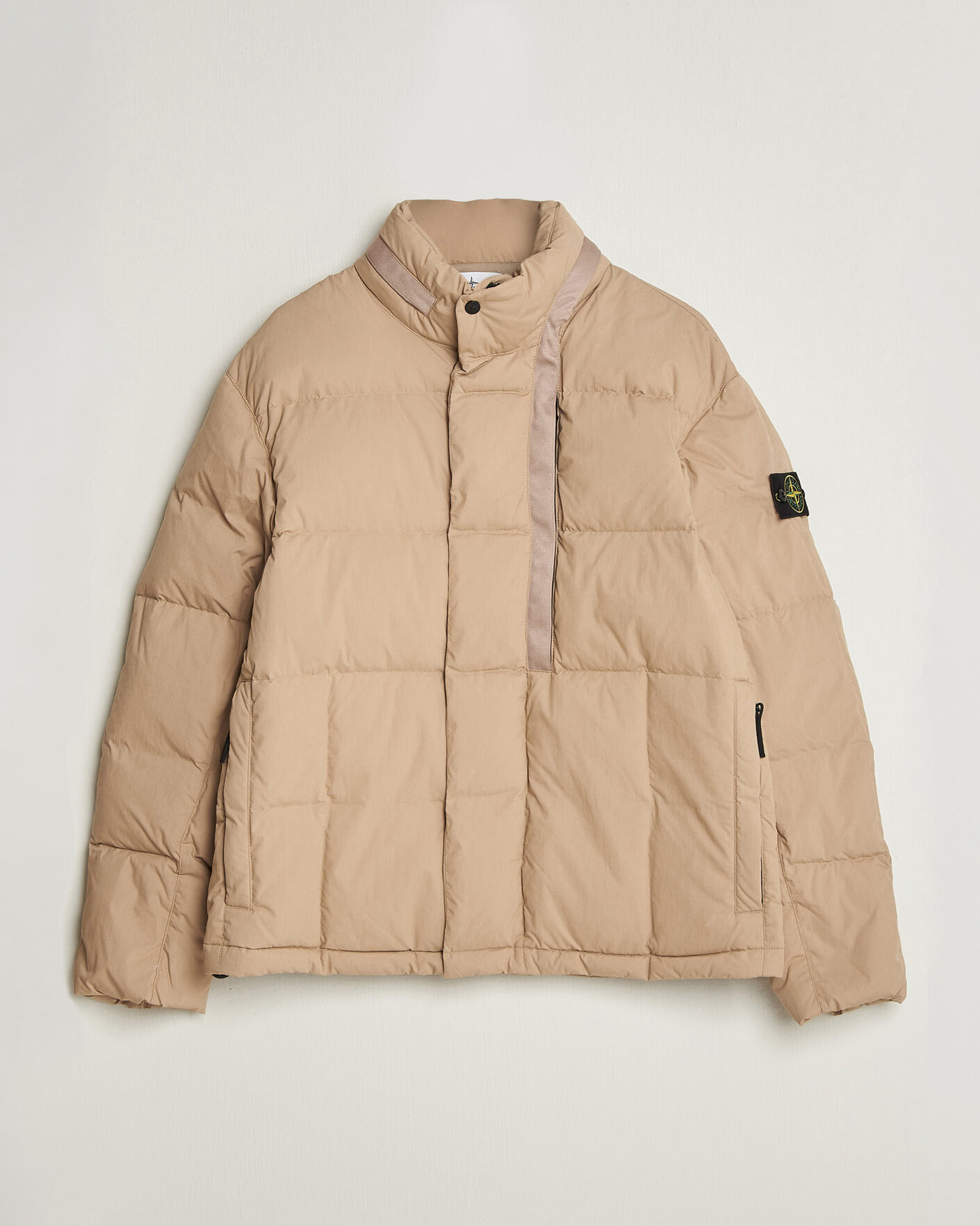 Hombres | Abrigos y chaquetas | Stone Island | Cotton/Nylon Padded Down Jacket Biscuit