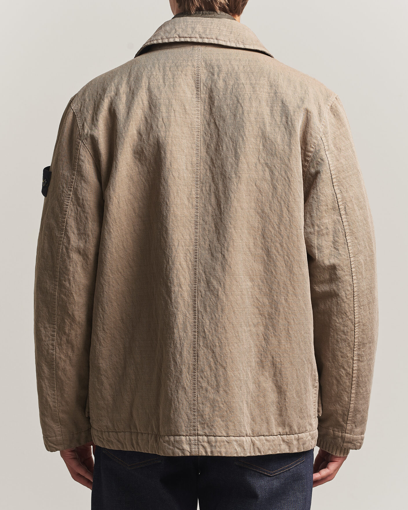 Hombres | Abrigos y chaquetas | Stone Island | Diagonal Cotton/Wool Field Jacket Biscuit