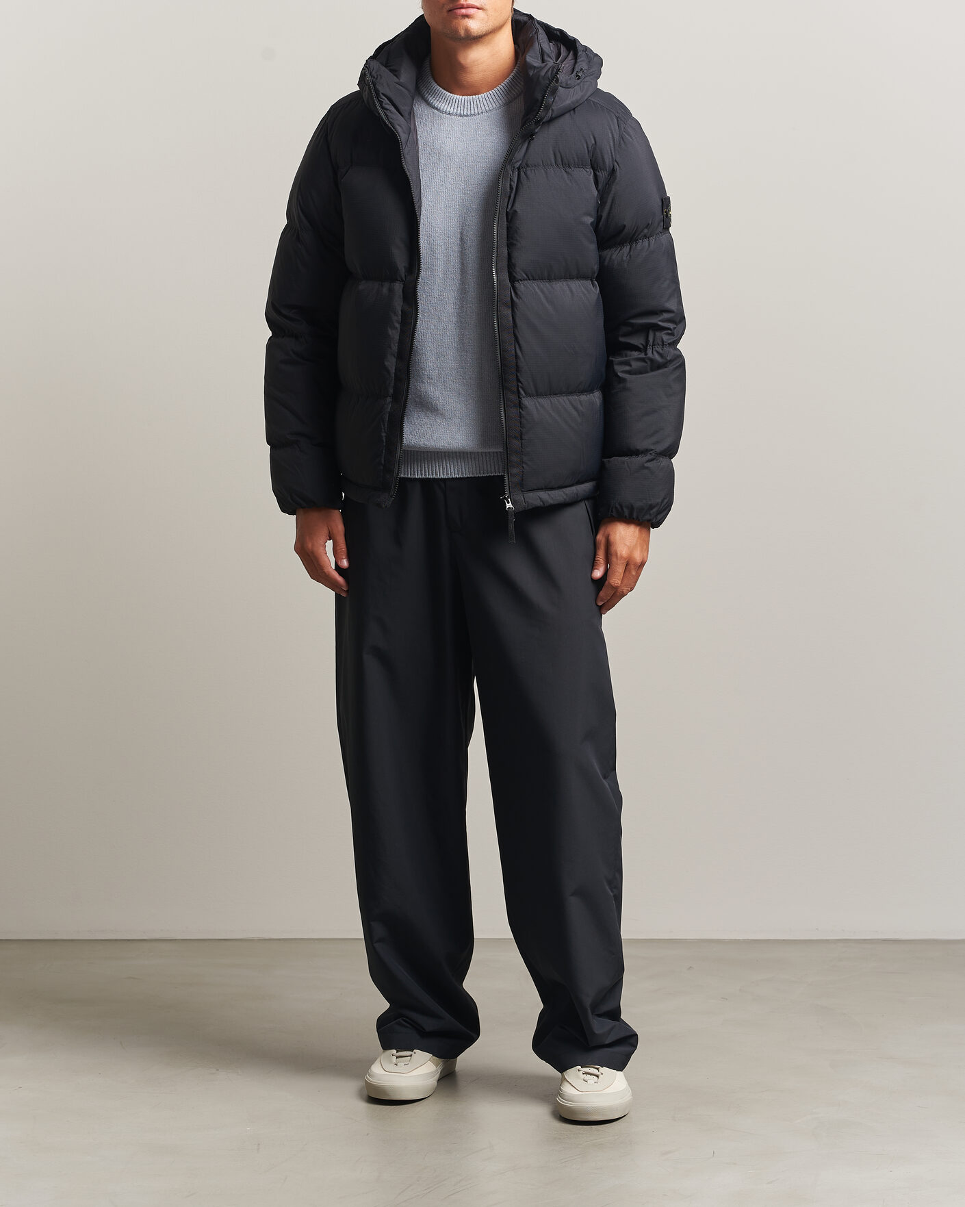 Hombres | Abrigos y chaquetas | Stone Island | Matt Ripstop Cordura Down Jacket Black