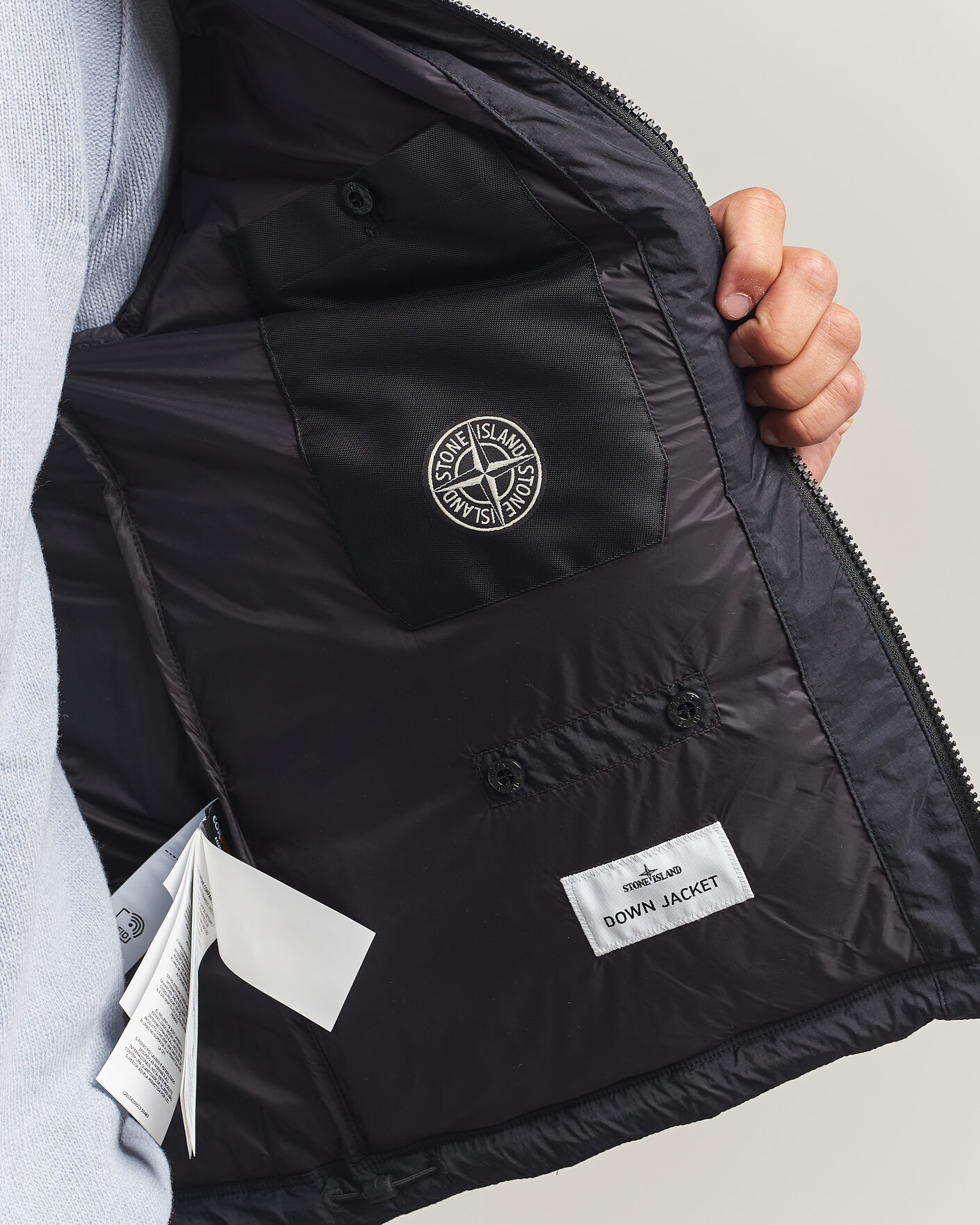 Hombres | Abrigos y chaquetas | Stone Island | Matt Ripstop Cordura Down Jacket Black