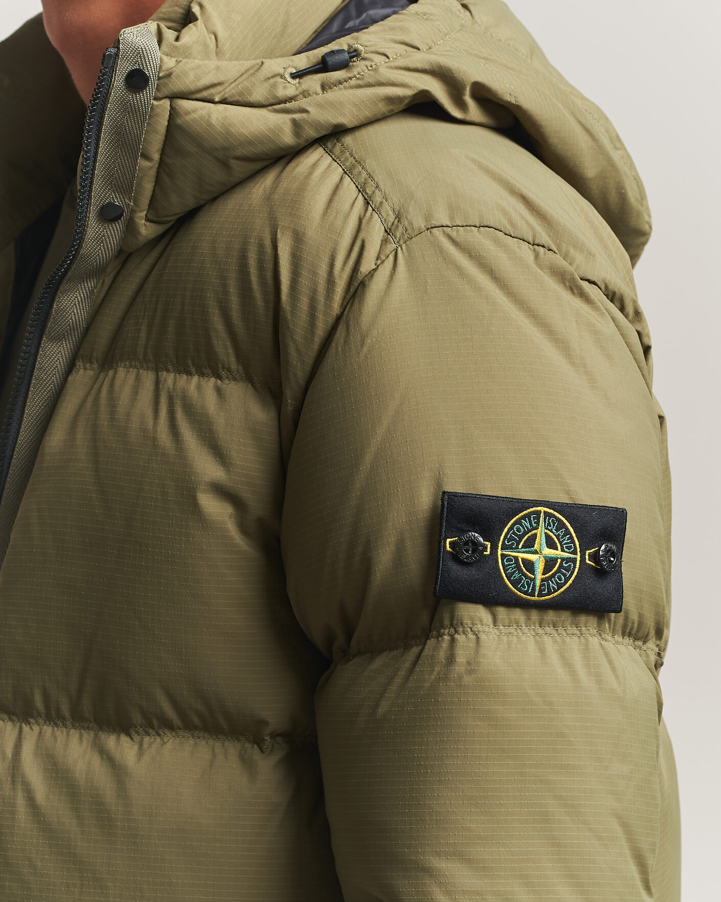 Hombres | Abrigos y chaquetas | Stone Island | Matt Ripstop Cordura Down Jacket Green