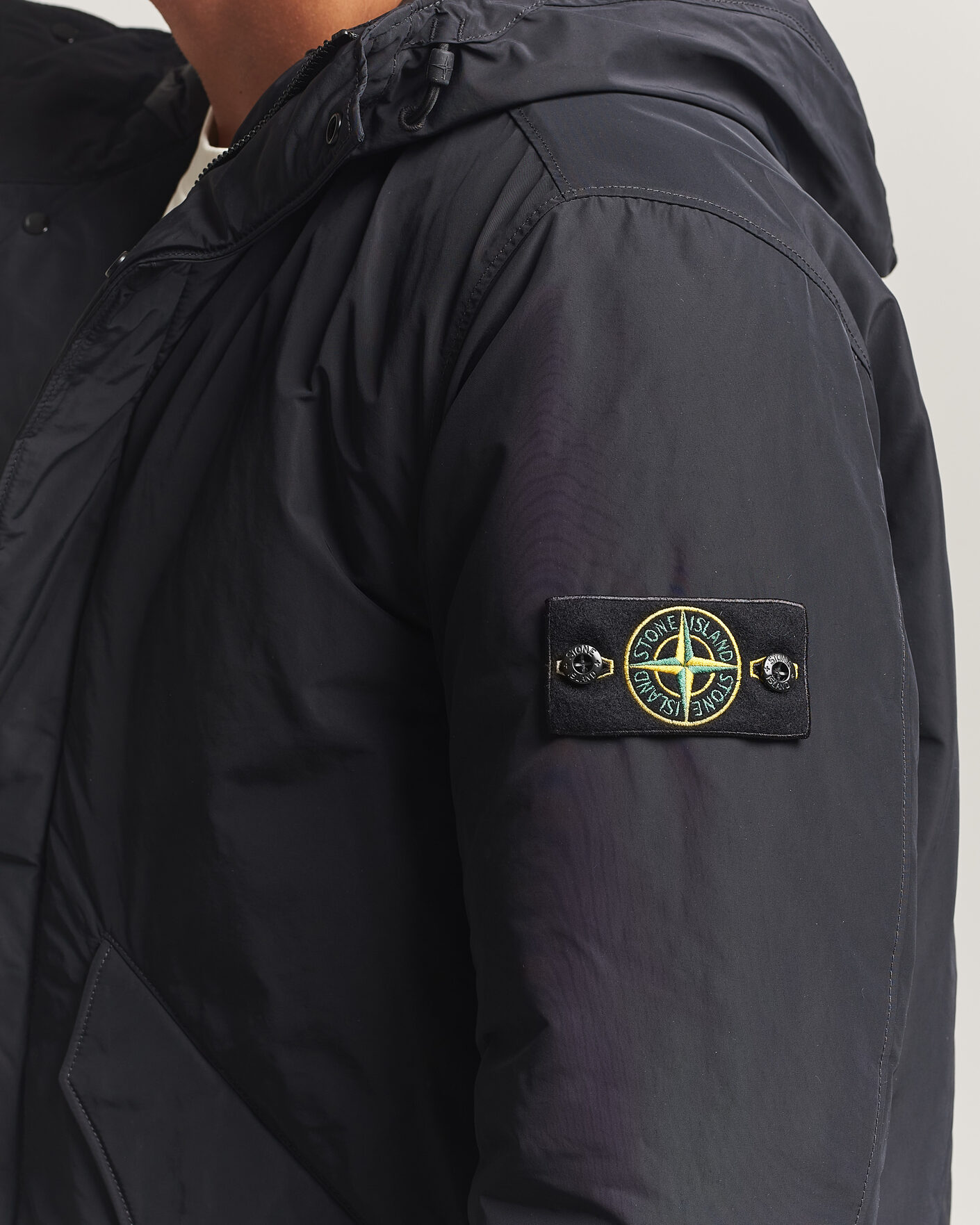 Hombres | Abrigos y chaquetas | Stone Island | Micro Twill Hood Jacket Black