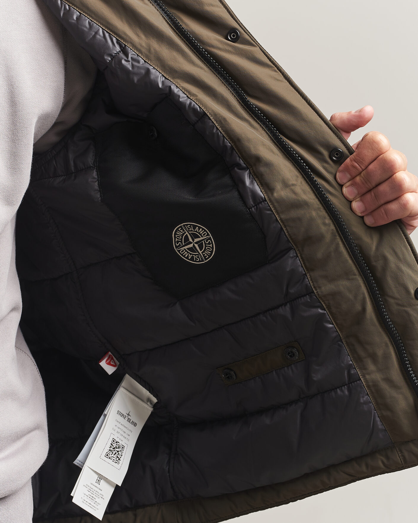 Hombres | Abrigos y chaquetas | Stone Island | Micro Twill Hood Jacket Coal Grey