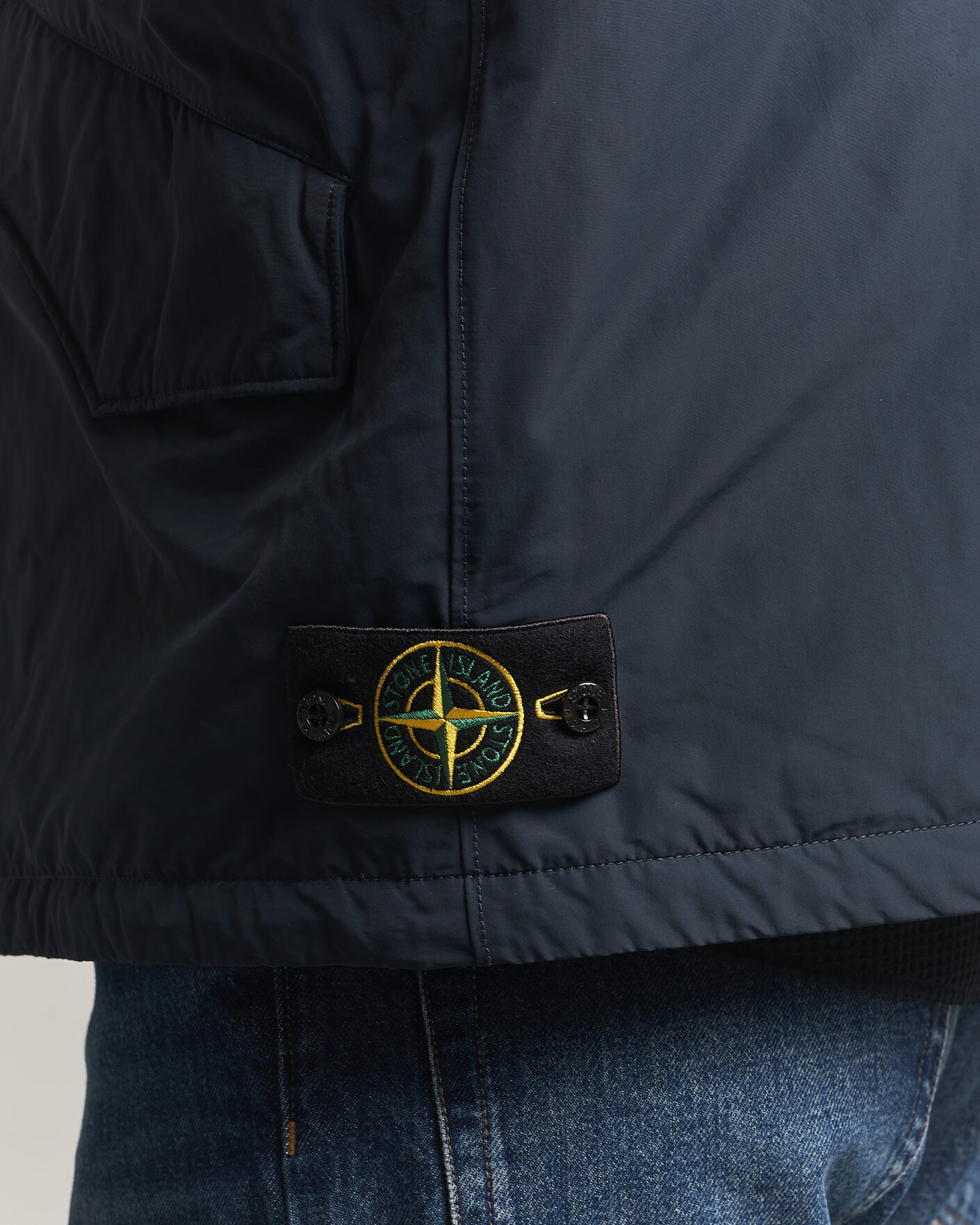 Hombres | Chalecos | Stone Island | Micro Twill Padded Vest Navy Blue