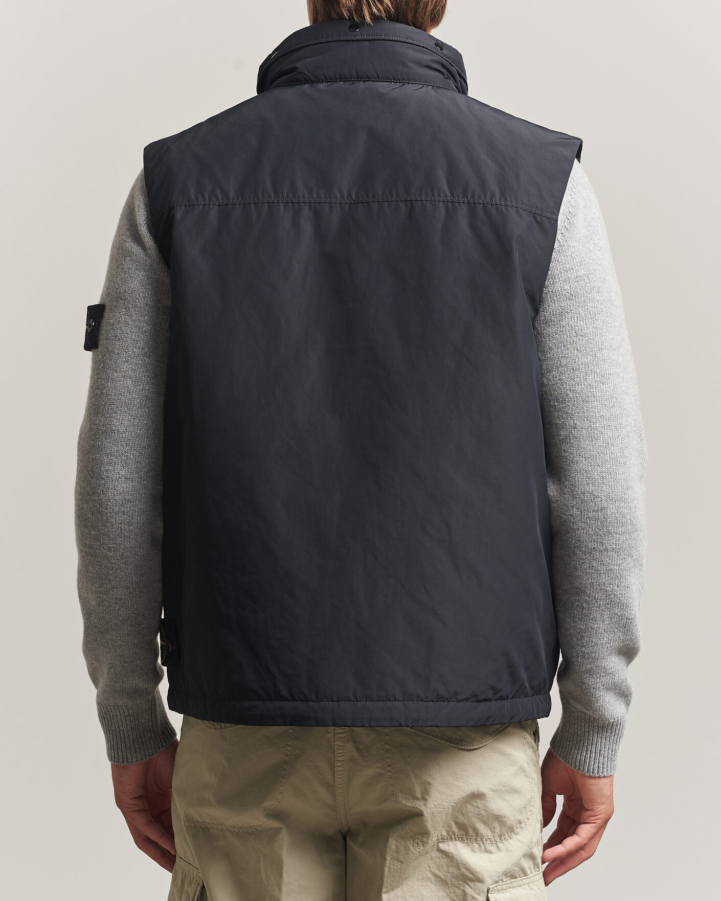 Hombres | Chalecos | Stone Island | Micro Twill Padded Vest Black