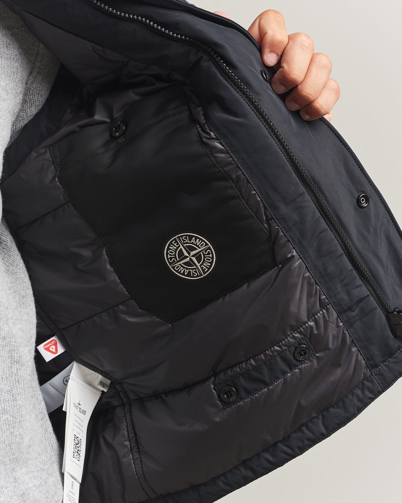 Hombres | Chalecos | Stone Island | Micro Twill Padded Vest Black