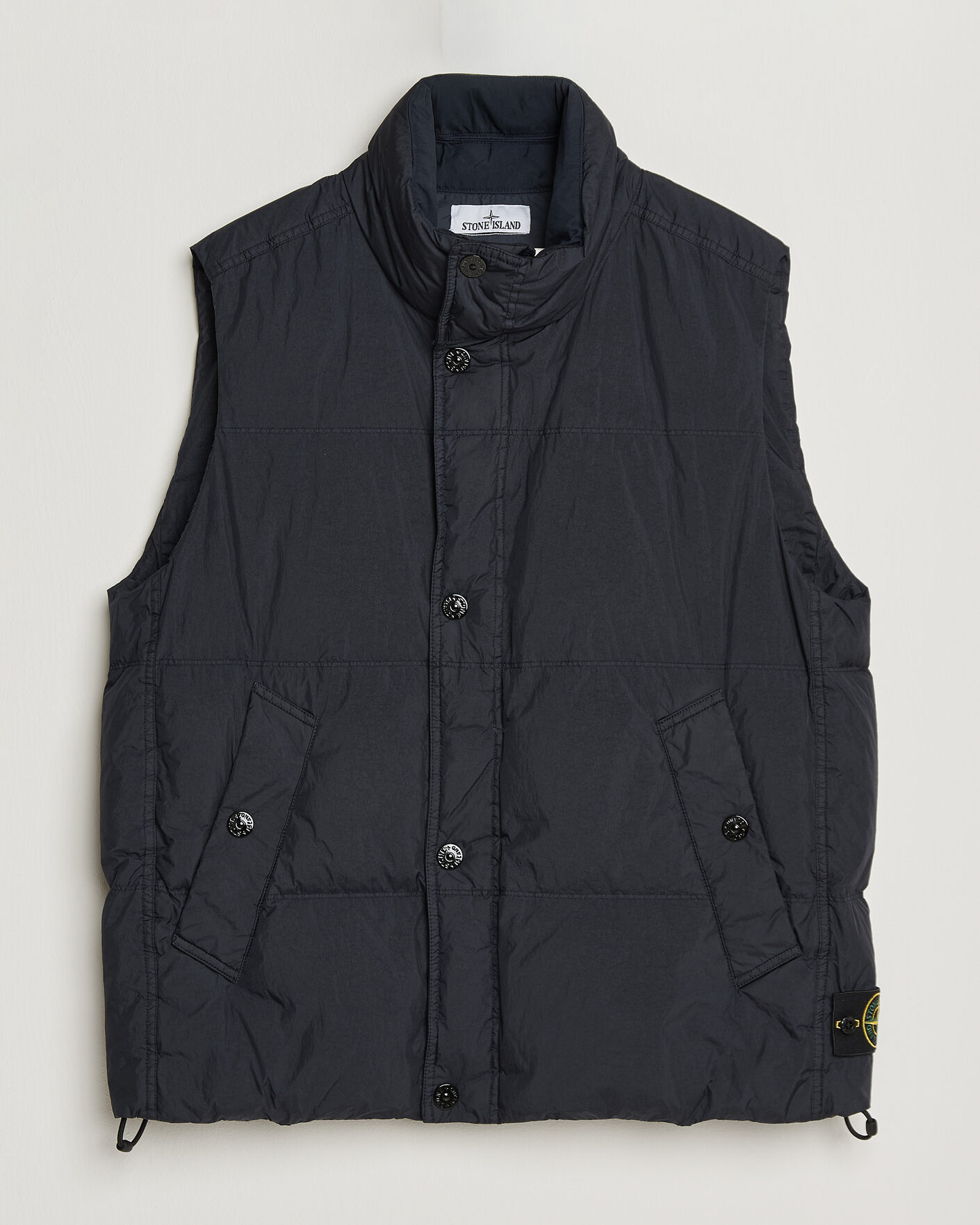 Hombres | Chalecos | Stone Island | Crinkle Reps Down Vest Navy Blue