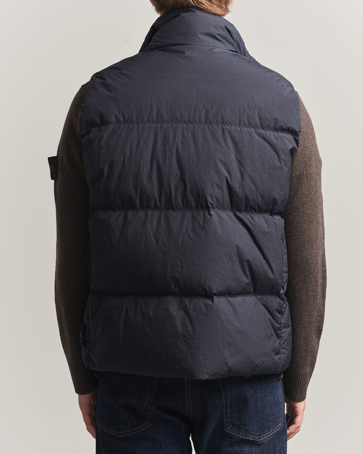 Hombres | Chalecos | Stone Island | Crinkle Reps Down Vest Navy Blue