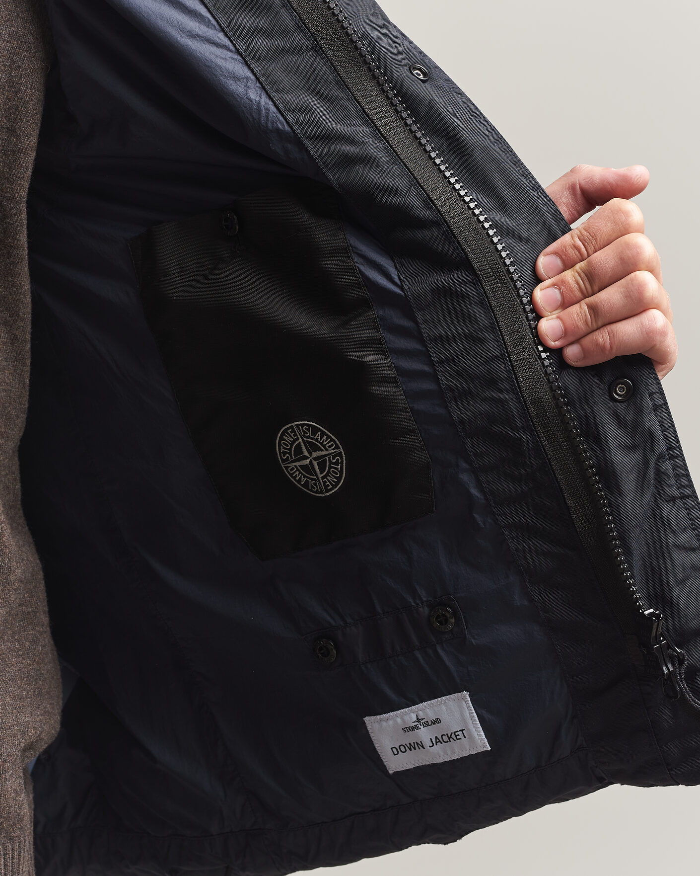 Hombres | Chalecos | Stone Island | Crinkle Reps Down Vest Navy Blue