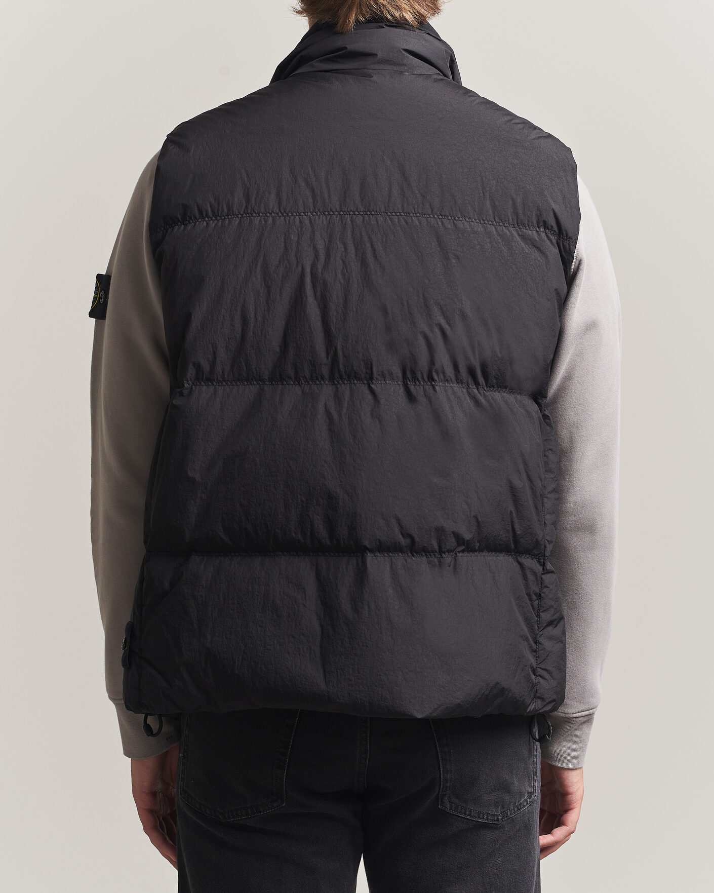 Hombres | Chalecos | Stone Island | Crinkle Reps Down Vest Black