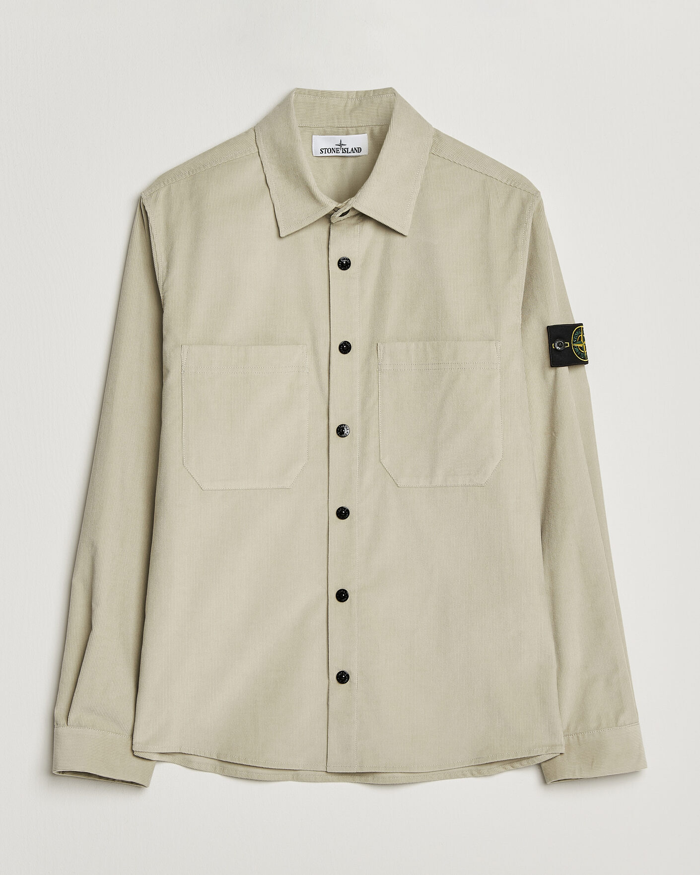 Hombres | Camisas | Stone Island | Micro Cord Overshirt Sand