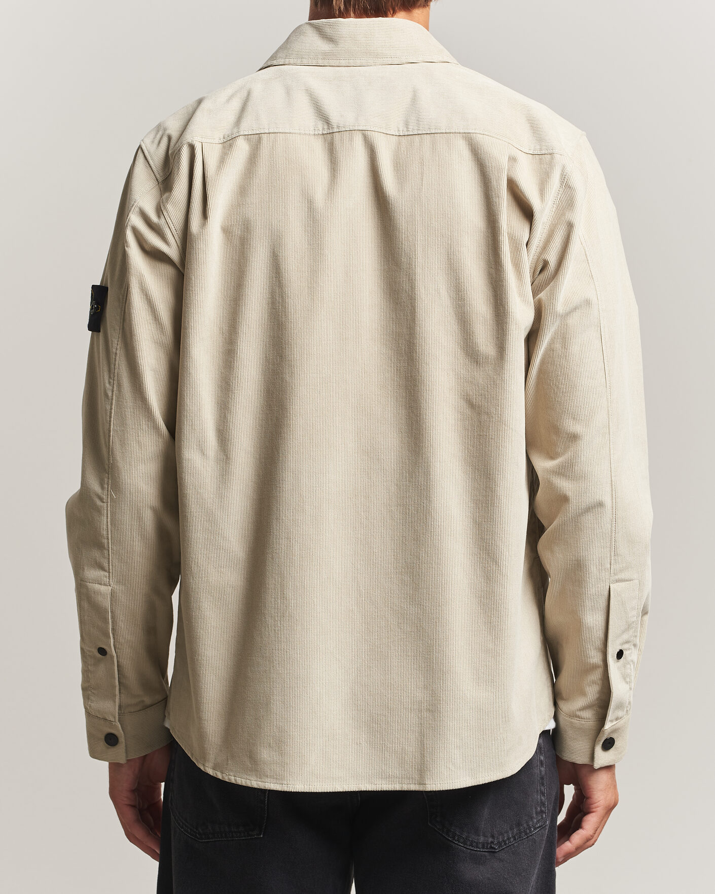 Hombres | Camisas | Stone Island | Micro Cord Overshirt Sand