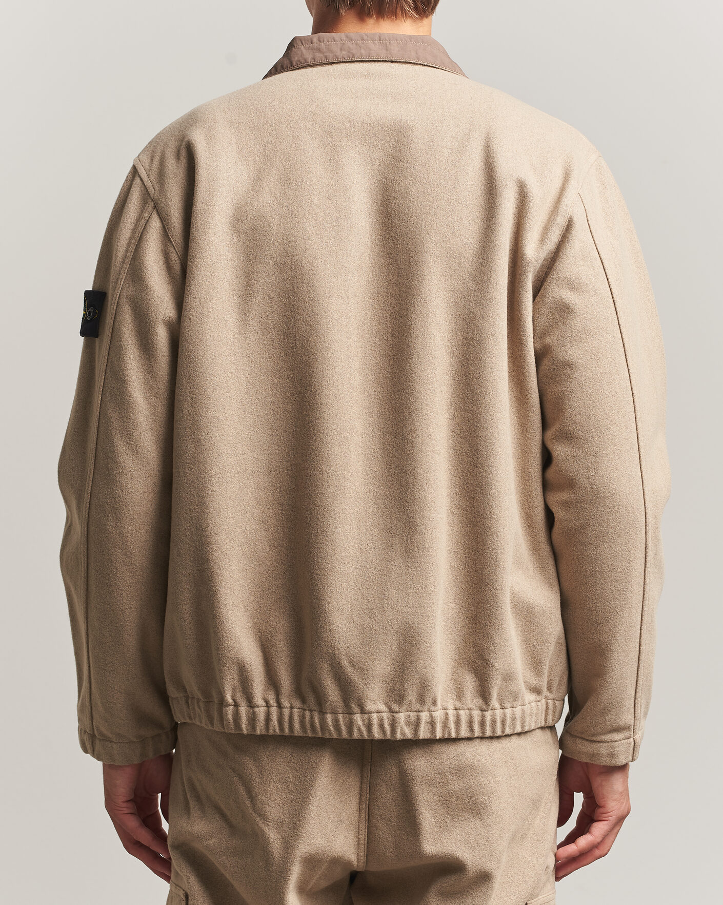 Hombres | Abrigos y chaquetas | Stone Island | Wool/Nylon Flannel Jacket Biscuit